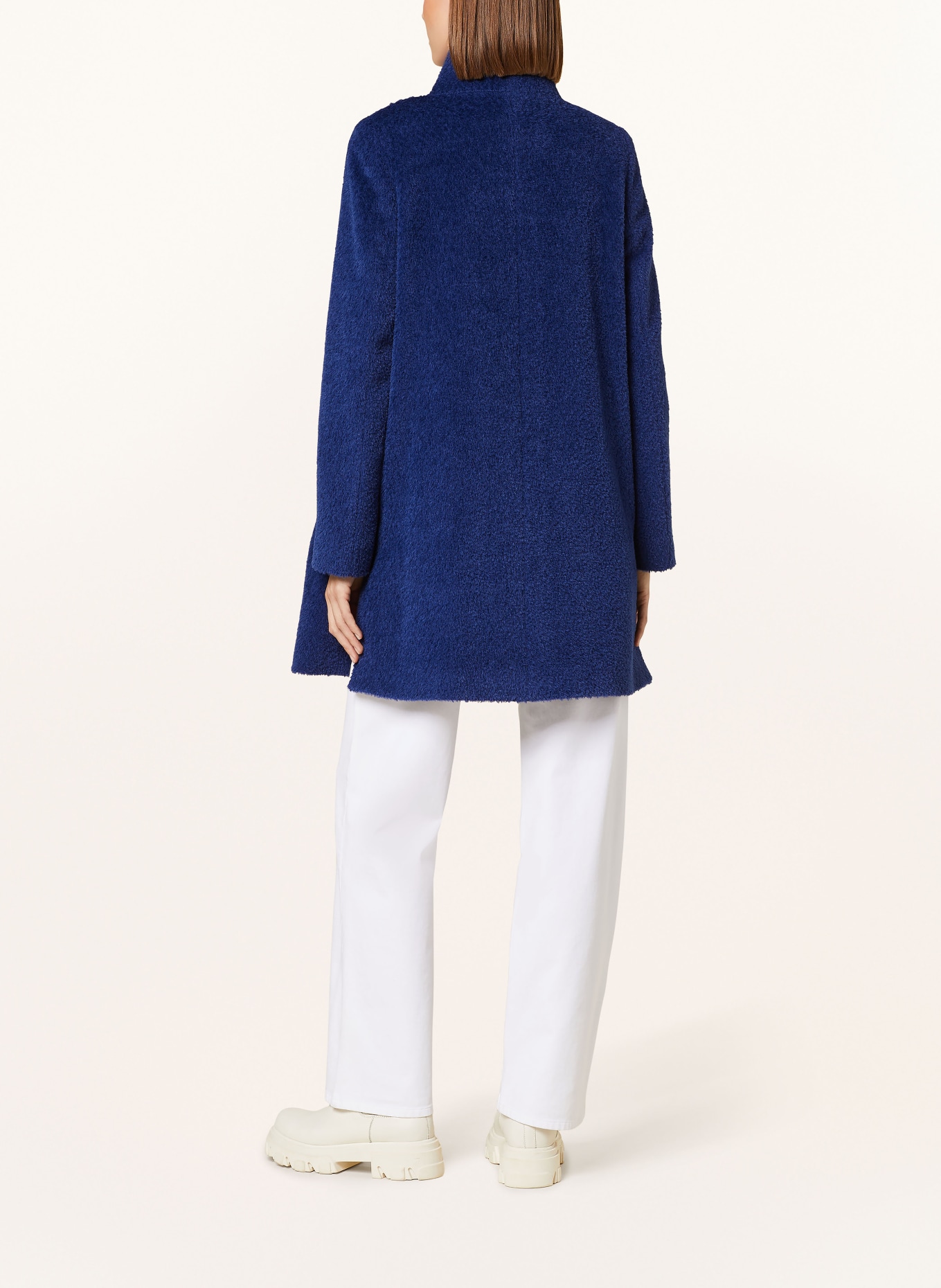 ICONS CINZIA ROCCA Mantel mit Alpaka: BLAU
