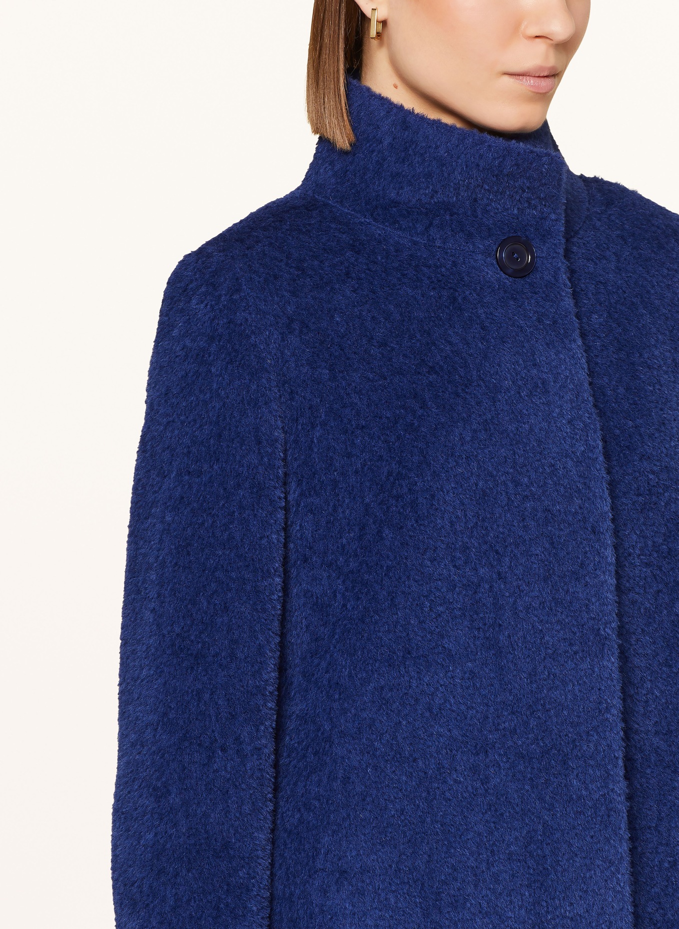 ICONS CINZIA ROCCA Mantel mit Alpaka: BLAU