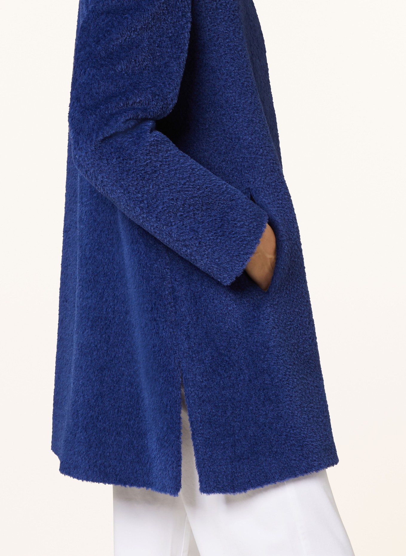 ICONS CINZIA ROCCA Mantel mit Alpaka: BLAU