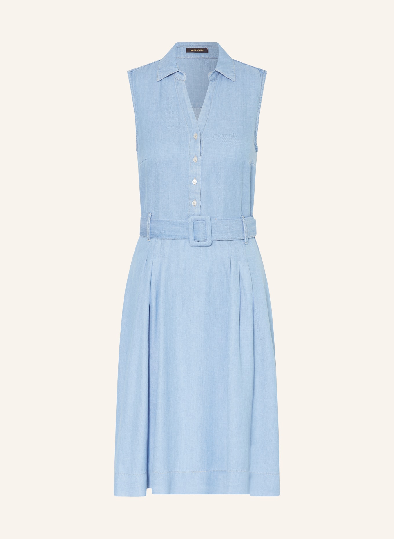 MORE & MORE Dress in denim look, Color: LIGHT BLUE (Image 1)