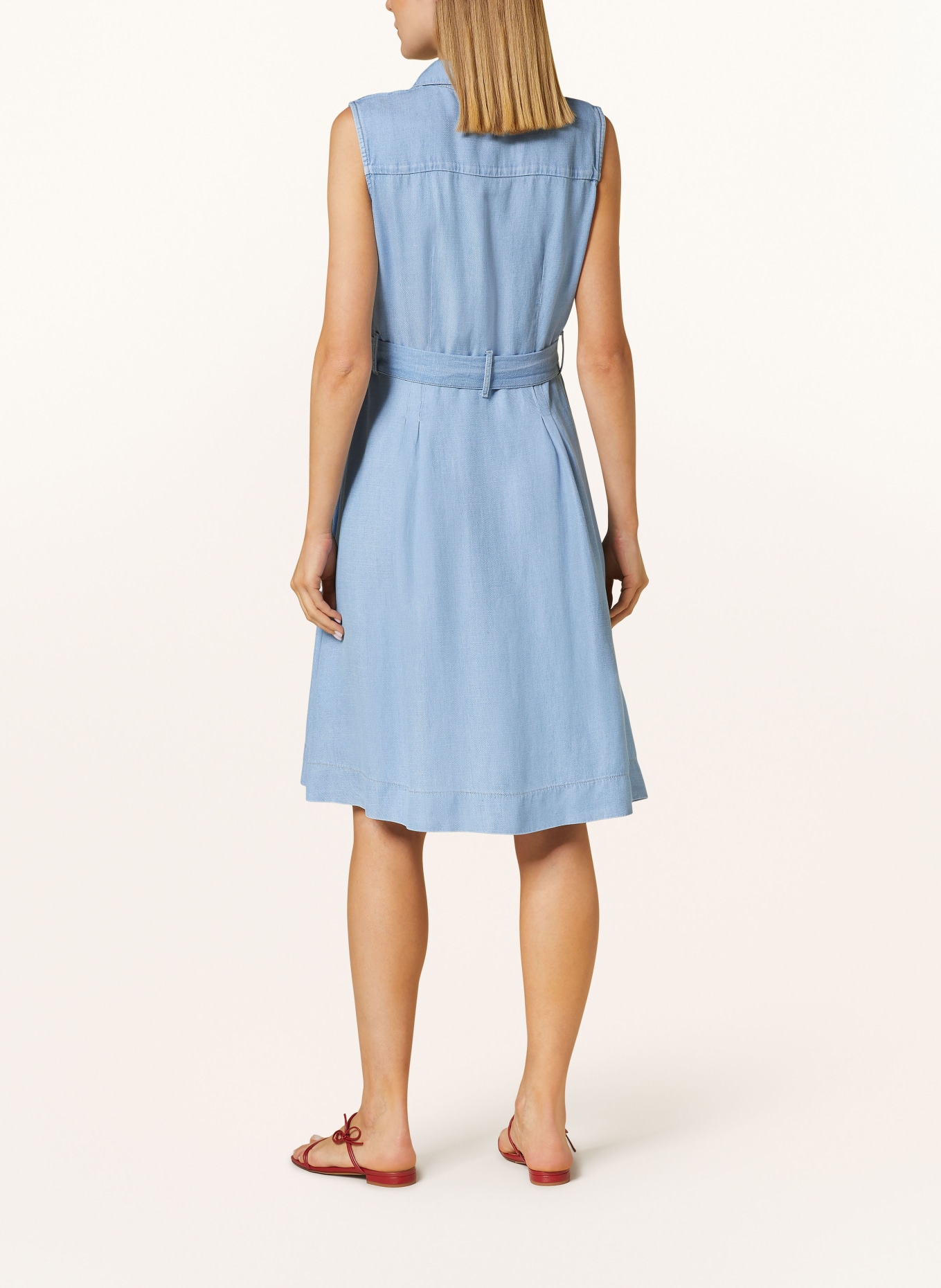 MORE & MORE Dress in denim look, Color: LIGHT BLUE (Image 3)