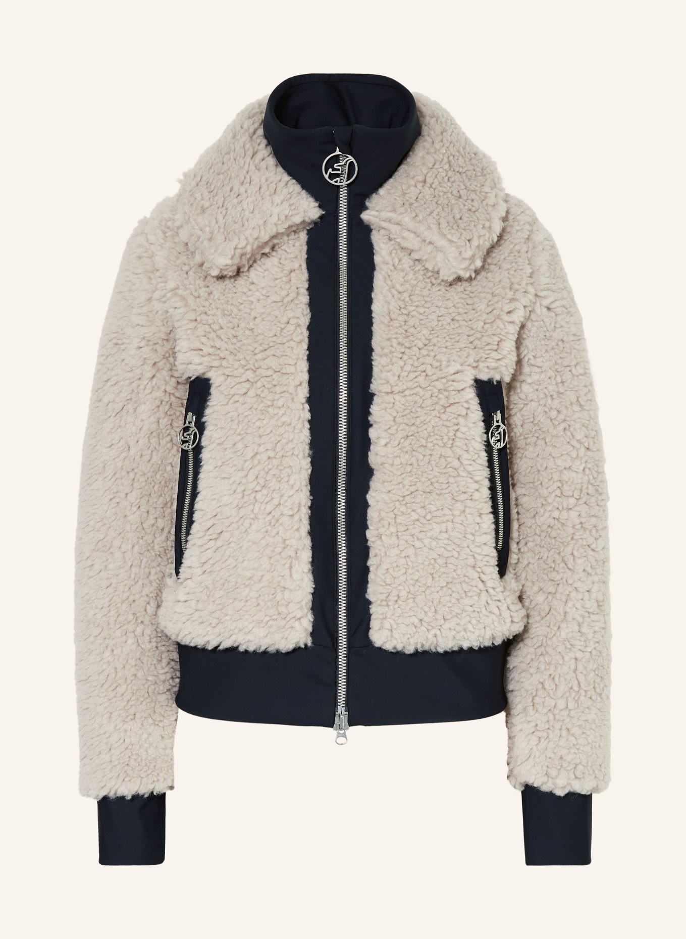 toni sailer Midlayer-Jacke SISU: HELLGRAU / SCHWARZ