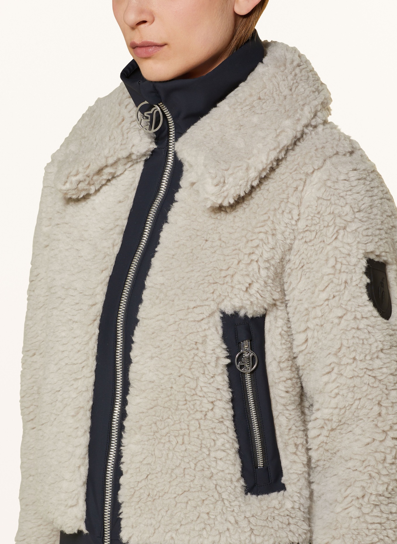 toni sailer Midlayer-Jacke SISU: HELLGRAU / SCHWARZ