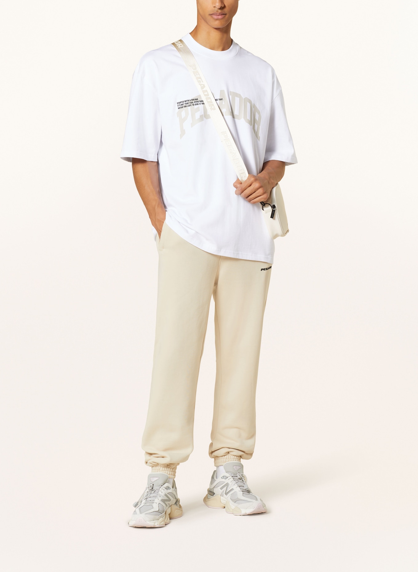 PEGADOR Sweatpants, Color: CREAM (Image 2)