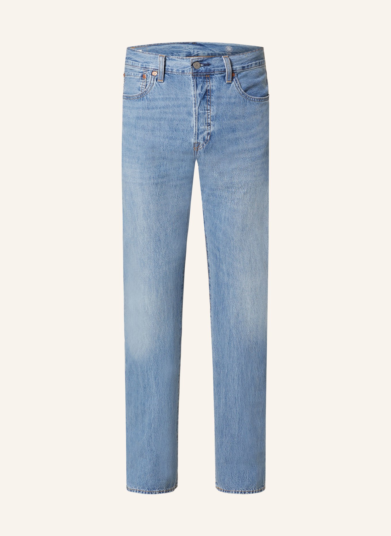 Levi's® Jeans 501 Regular Fit, Farbe: 03 Med Indigo - Worn In (Bild 1)