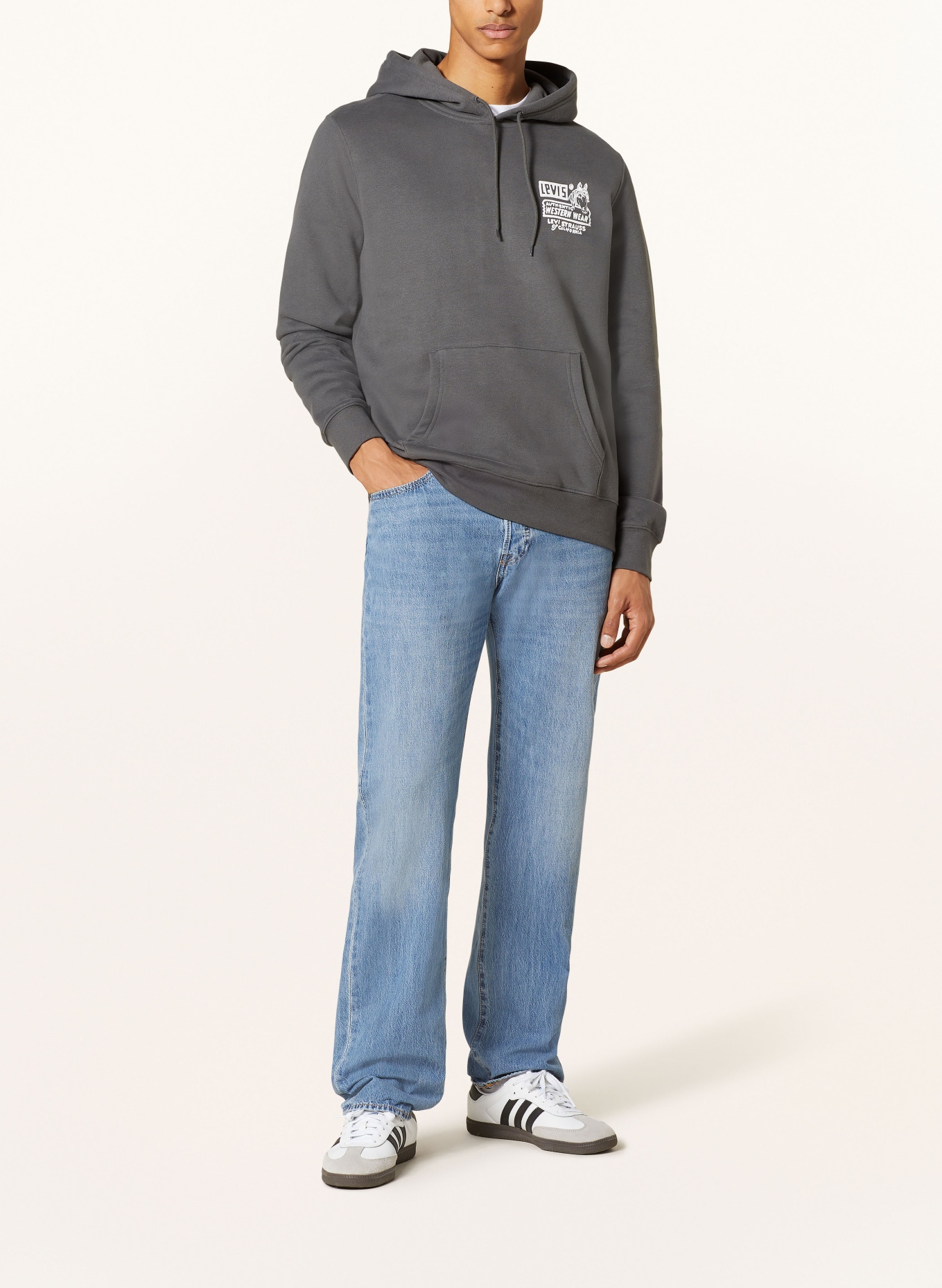 Levi's® Jeans 501 Regular Fit, Farbe: 03 Med Indigo - Worn In (Bild 2)