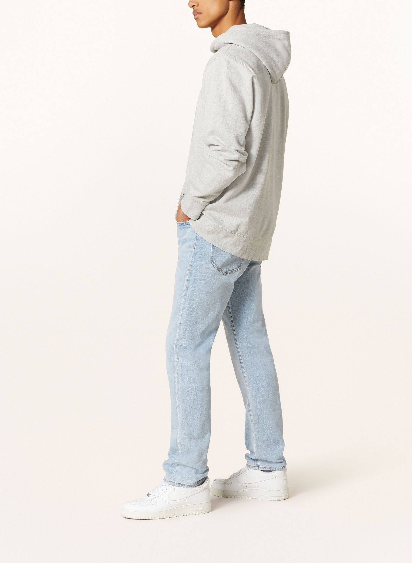 Levi's® Jeans 502 tapered fit, Color: 55 Light Indigo - Worn In (Image 4)