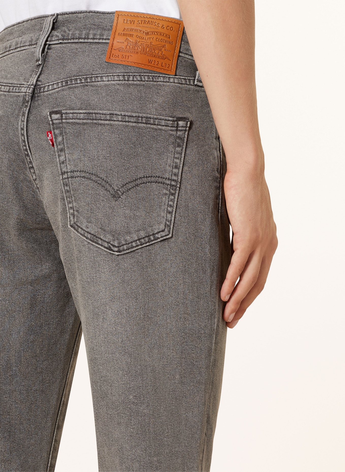 Levi's® Jeans 511 SLIM slim fit, Color: 25 Greys (Image 6)