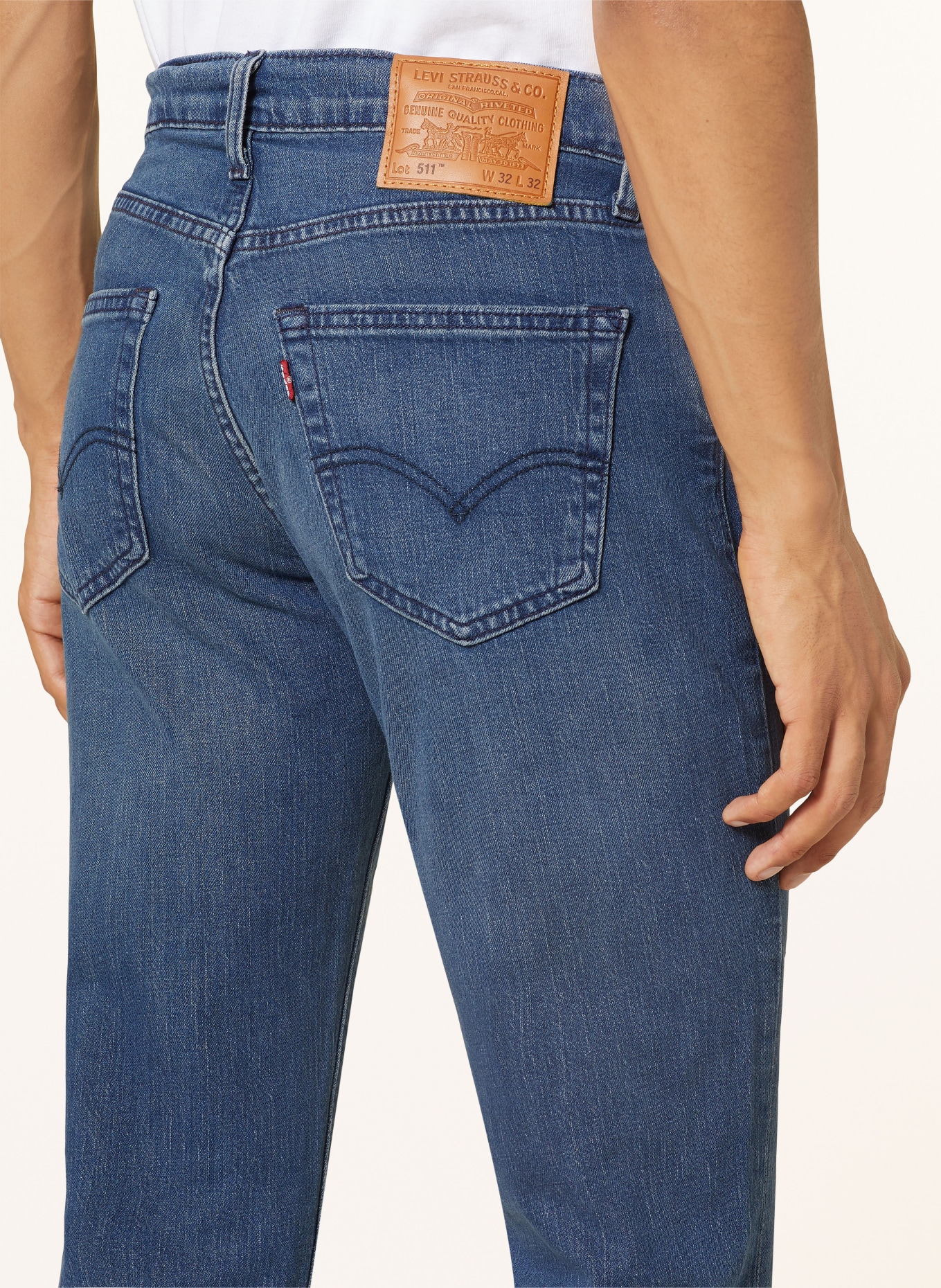 Levi's® Jeans 511 SLIM Slim Fit, Farbe: 60 Dark Indigo - Worn In (Bild 5)