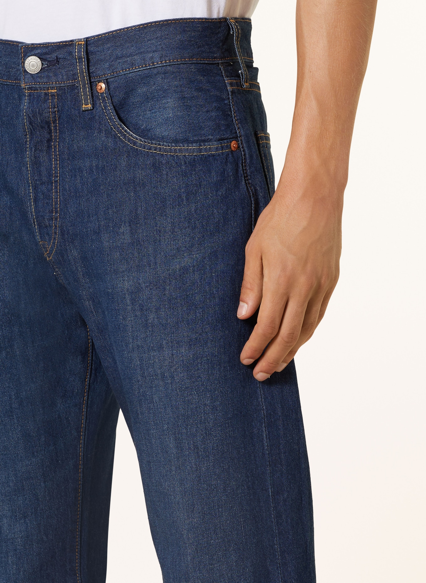 Levi's® Jeans 501 Regular Fit, Color: 02 Dark Indigo - Worn In (Image 5)