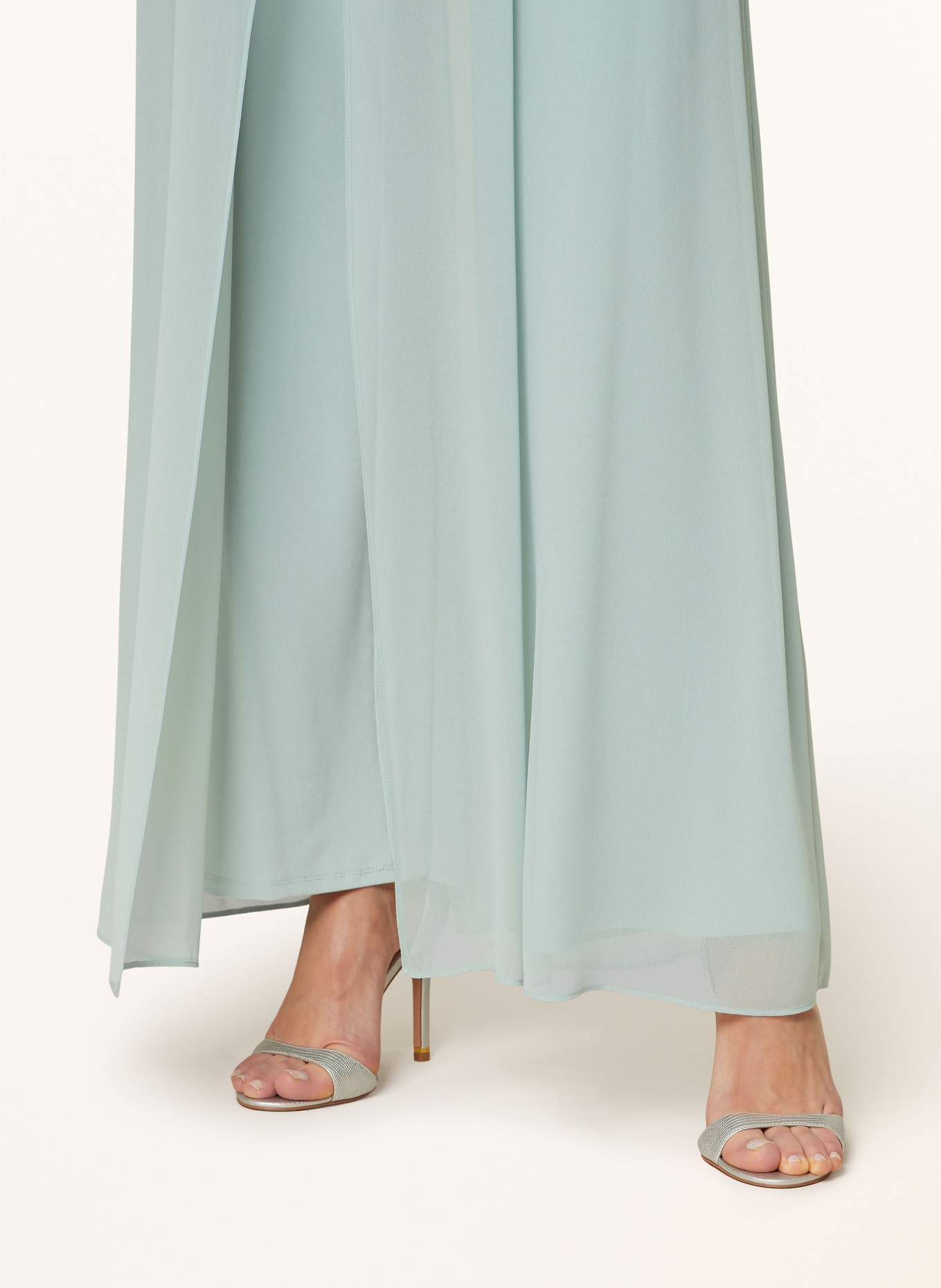 Vera Mont Wide leg trousers made of jersey, Color: MINT (Image 5)