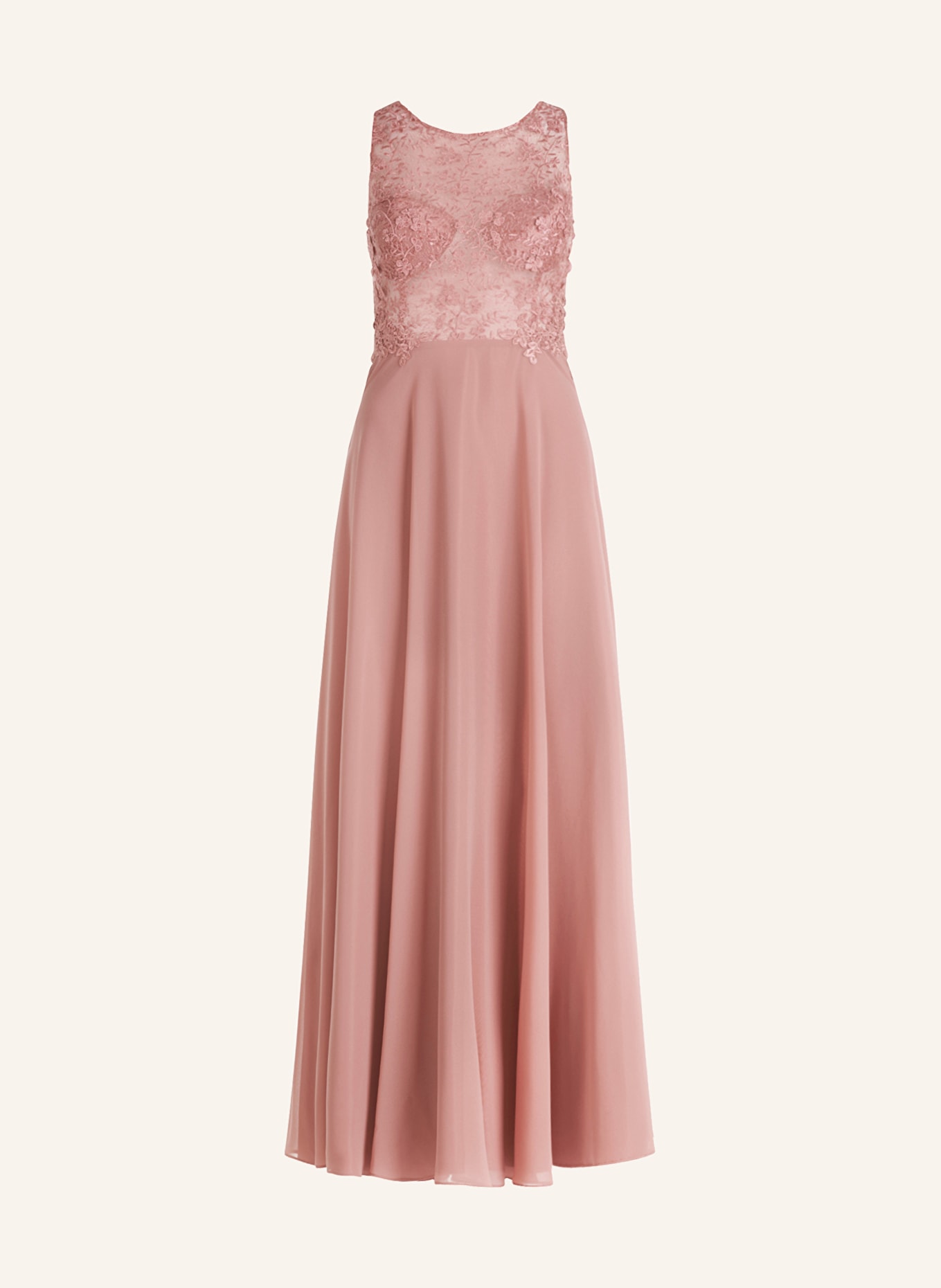 VM Vera Mont Evening dress with lace and cut-out, Color: ROSE (Image 1)