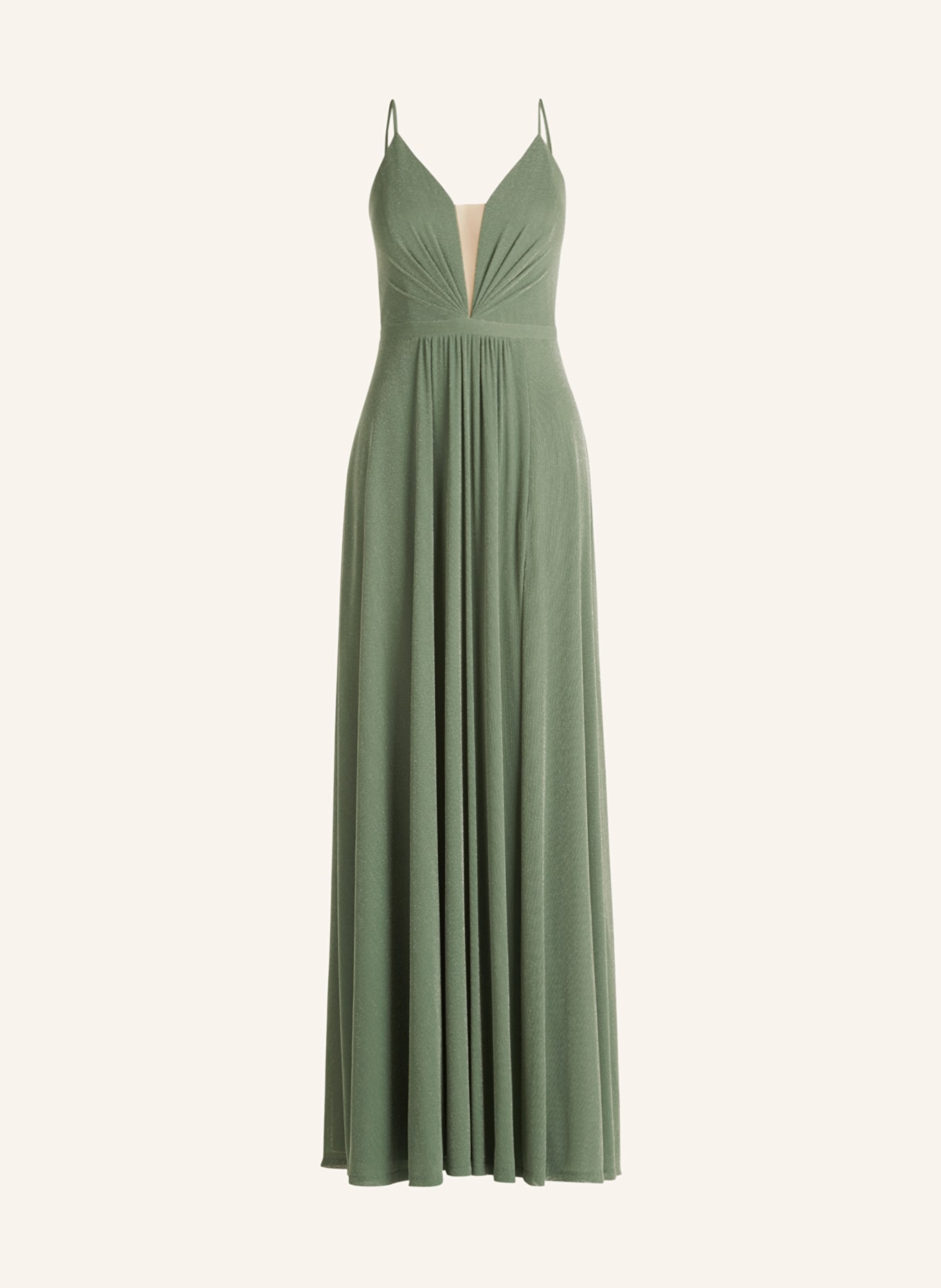 VM Vera Mont Evening dress with glitter thread, Color: DARK GREEN/ SILVER (Image 1)