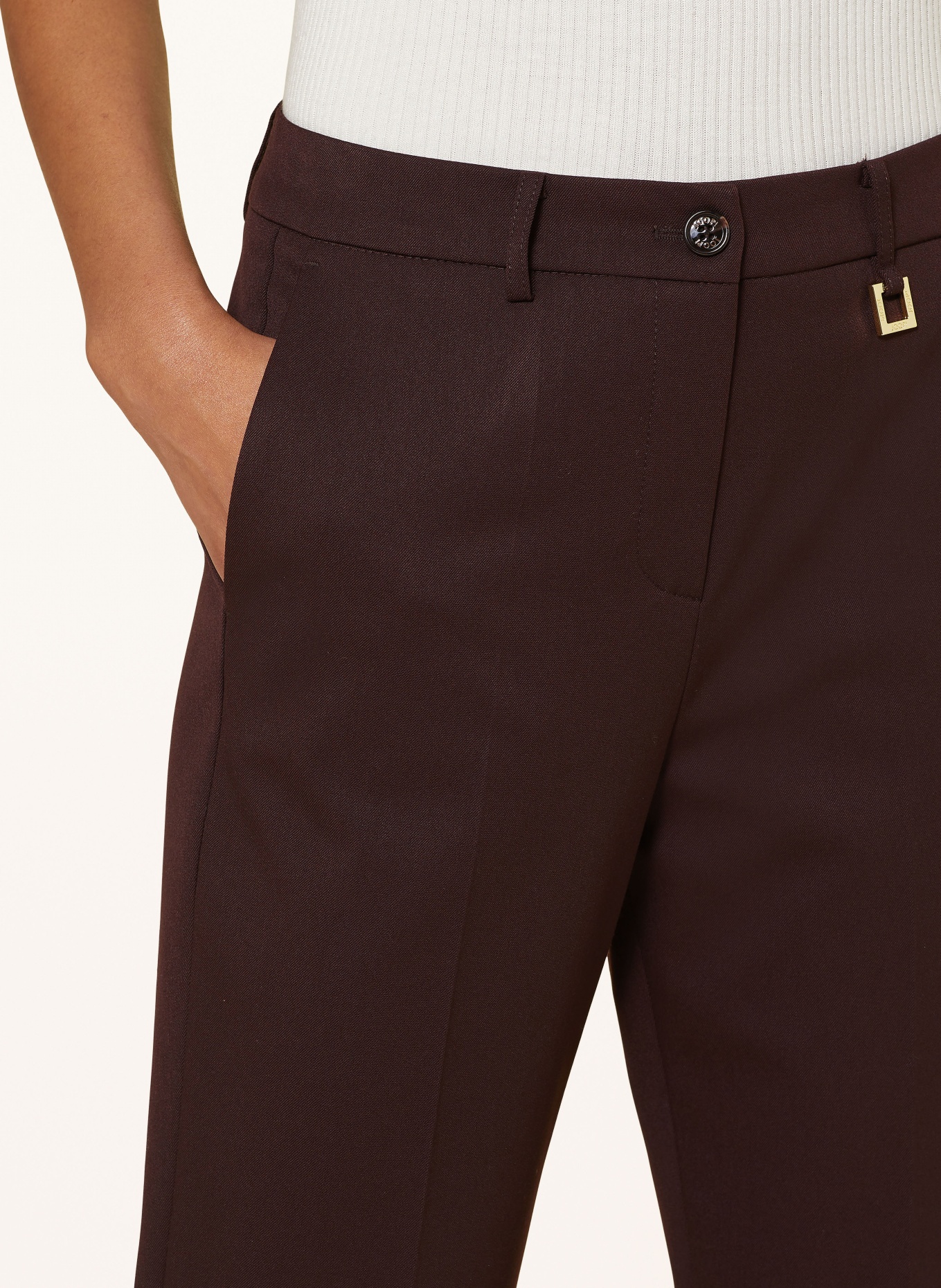 JOOP! 7/8 pants, Color: DARK BROWN (Image 5)