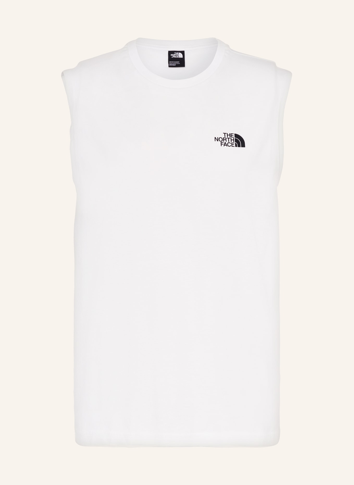 THE NORTH FACE Oversized tank top SIMPLE DOME, Color: WHITE (Image 1)