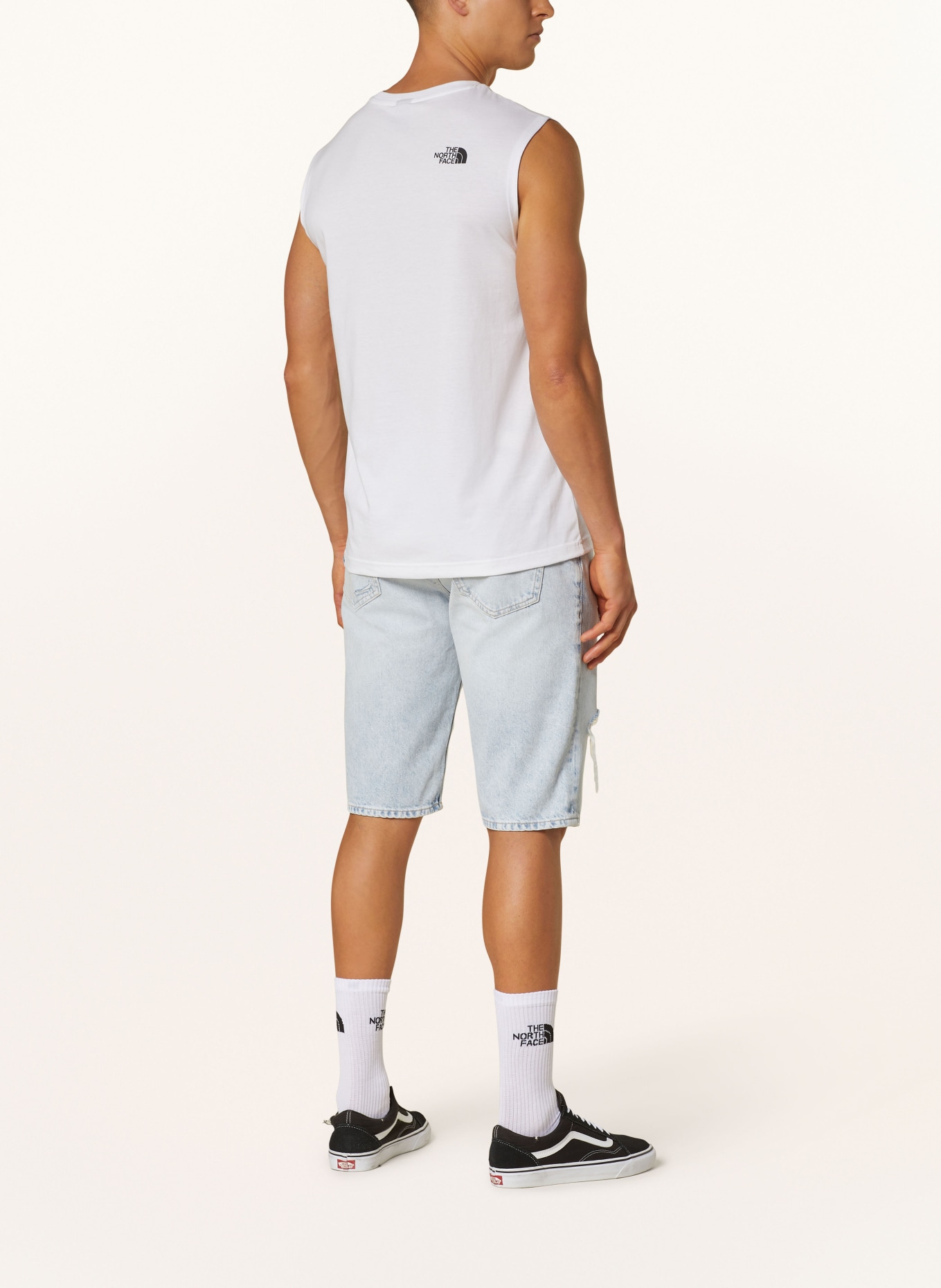 THE NORTH FACE Oversized tank top SIMPLE DOME, Color: WHITE (Image 3)
