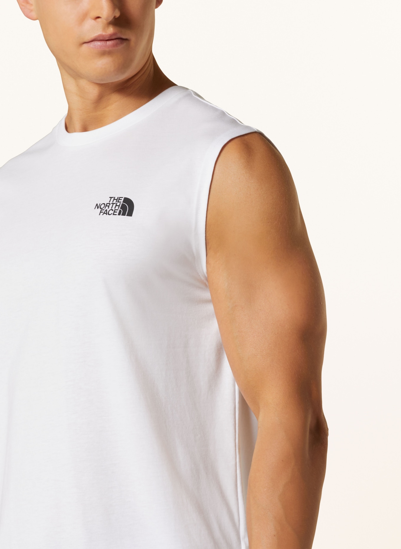 THE NORTH FACE Oversized tank top SIMPLE DOME, Color: WHITE (Image 4)