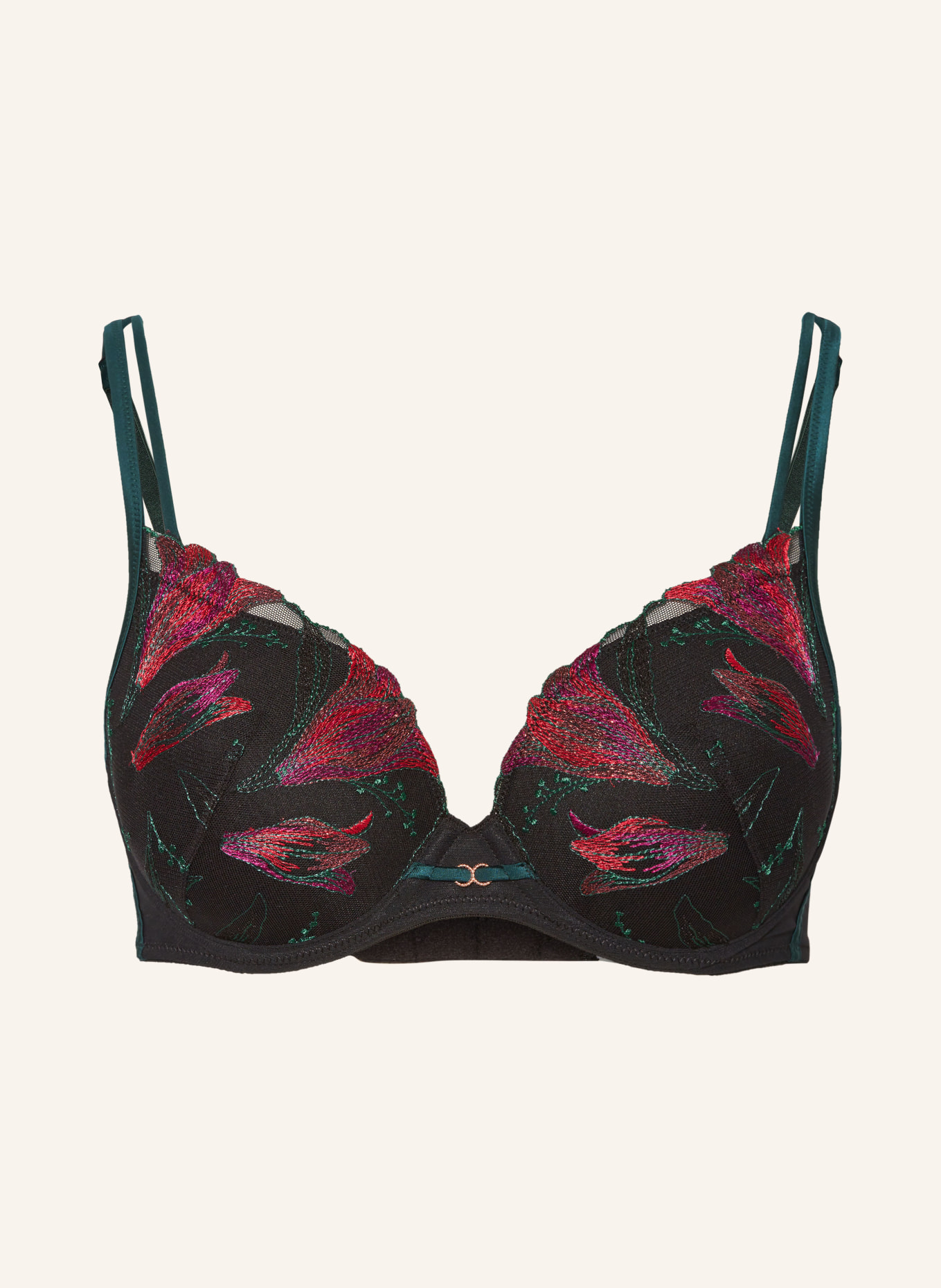 MARIE JO Schalen-BH YOLY: SCHWARZ / ROT / LILA