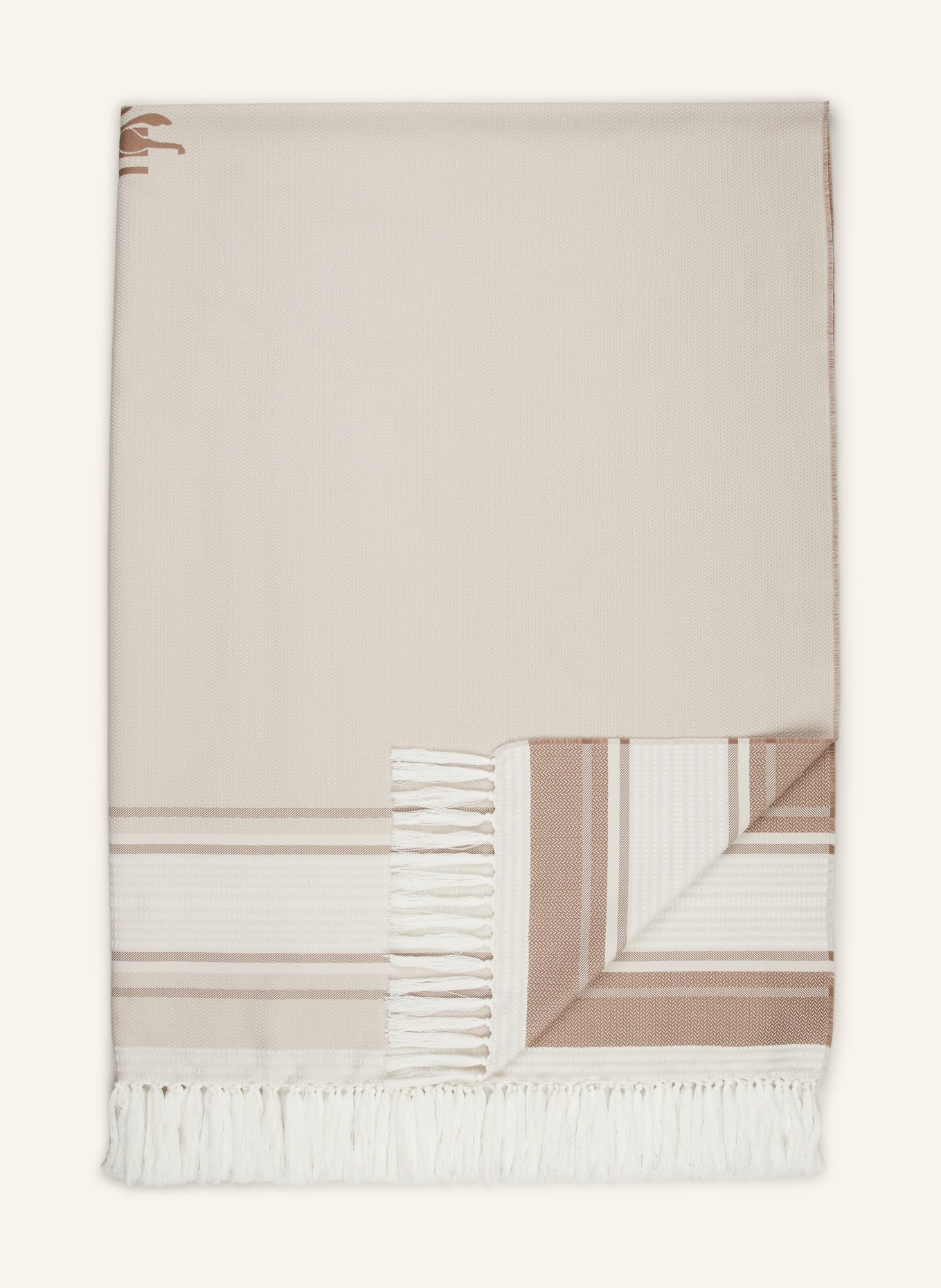 ETRO Home Throw, Color: BEIGE/ LIGHT BROWN (Image 1)