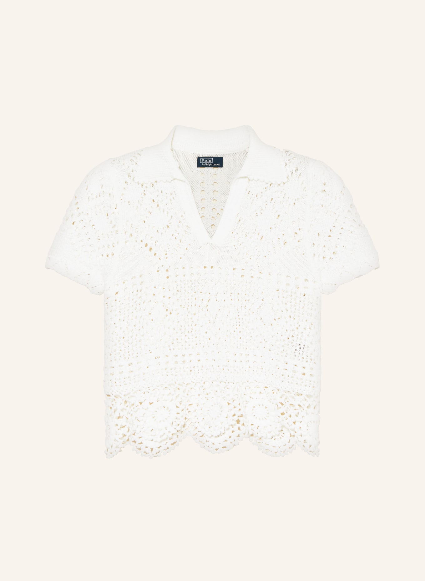 POLO RALPH LAUREN Knitted polo shirt, Color: WHITE (Image 1)
