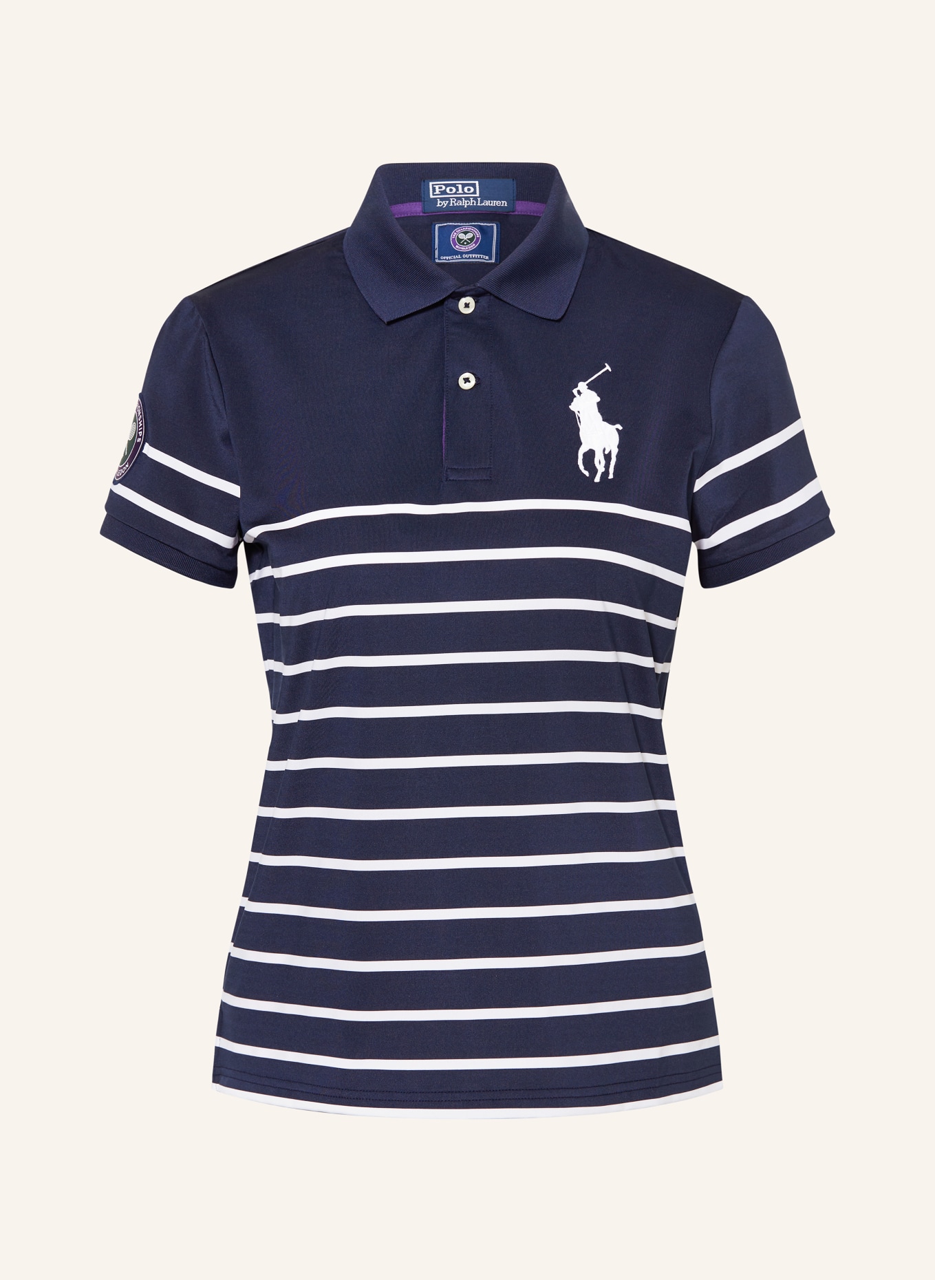 POLO RALPH LAUREN Funkční polokošile: TMAVĚ MODRÁ / BÍLÁ