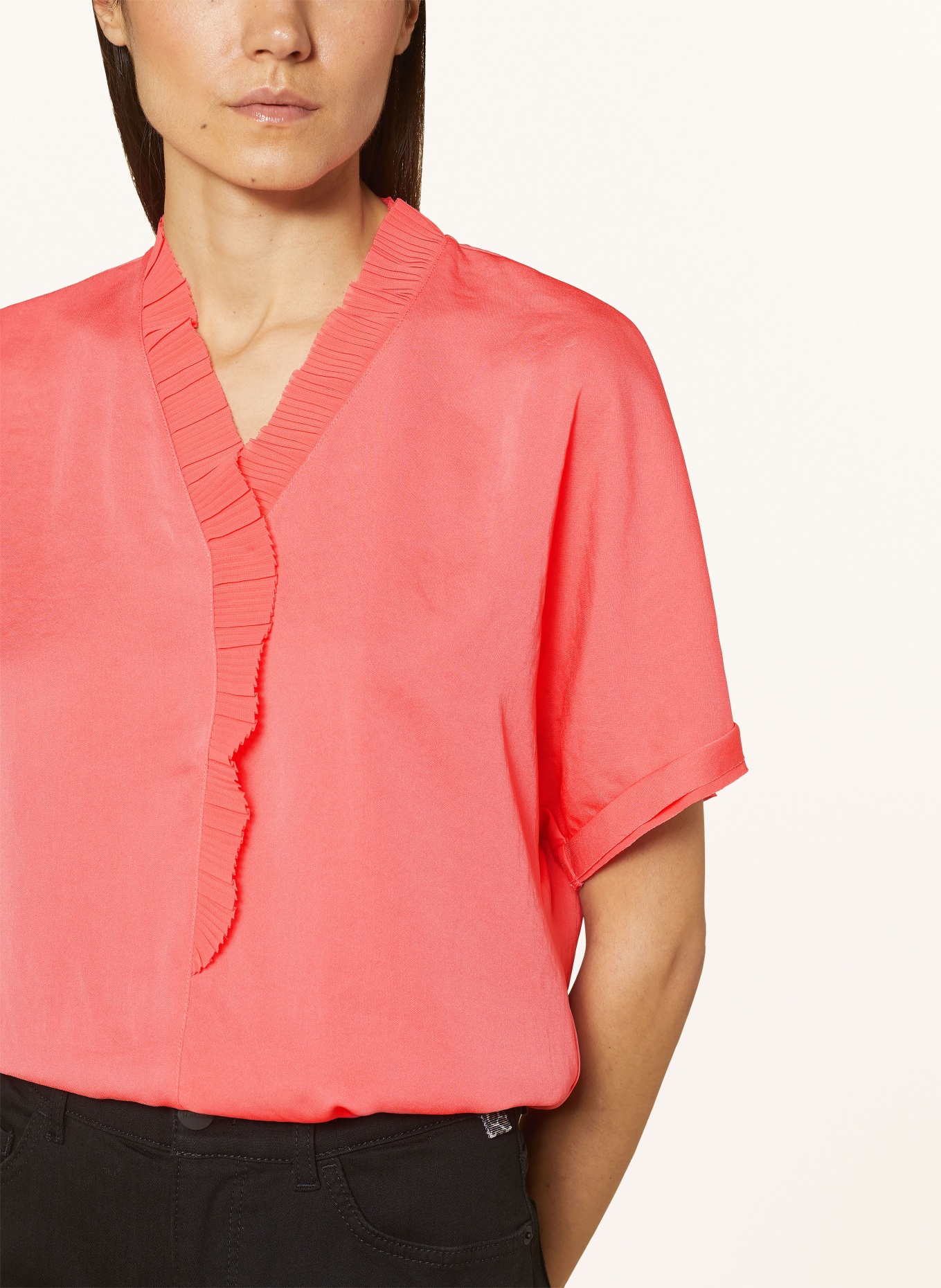 Marc cain bluse plissee clearance