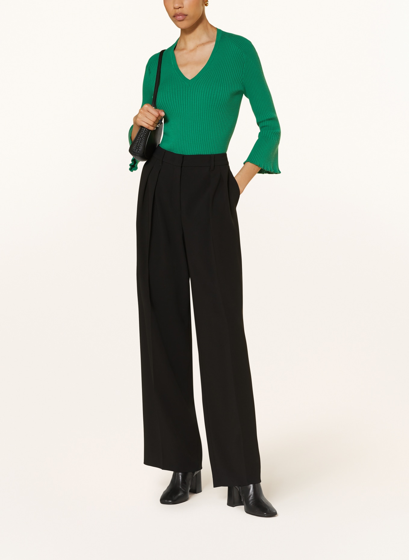 MARC CAIN Pullover: 558 deep moss