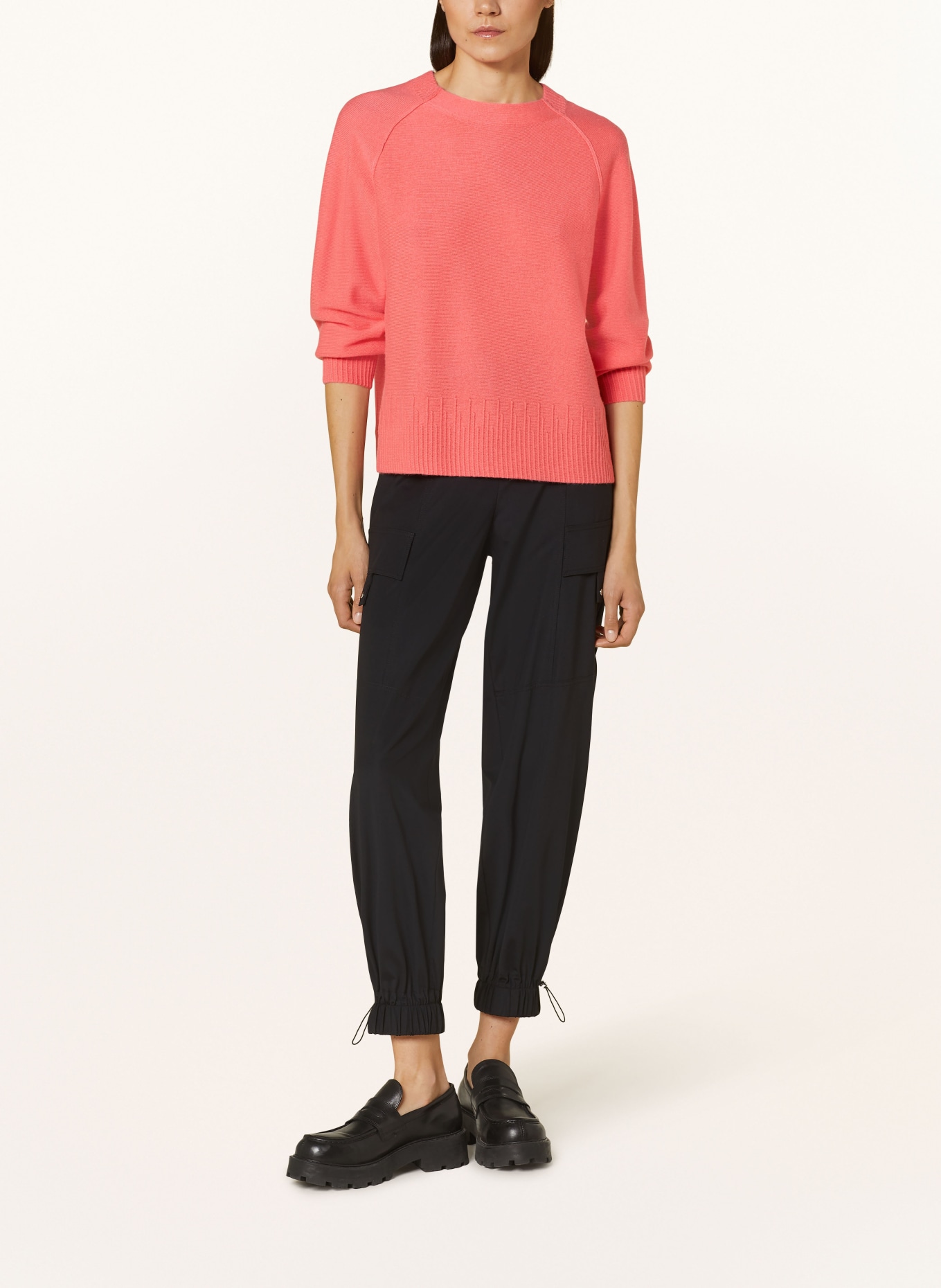 MARC CAIN Sweter: 240 neon soft coral