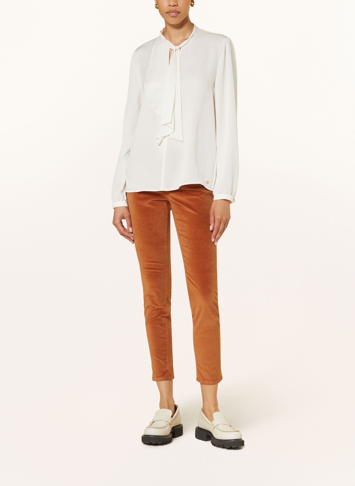 MARC CAIN Bow-tie blouse, Color: 110 off (Image 2)