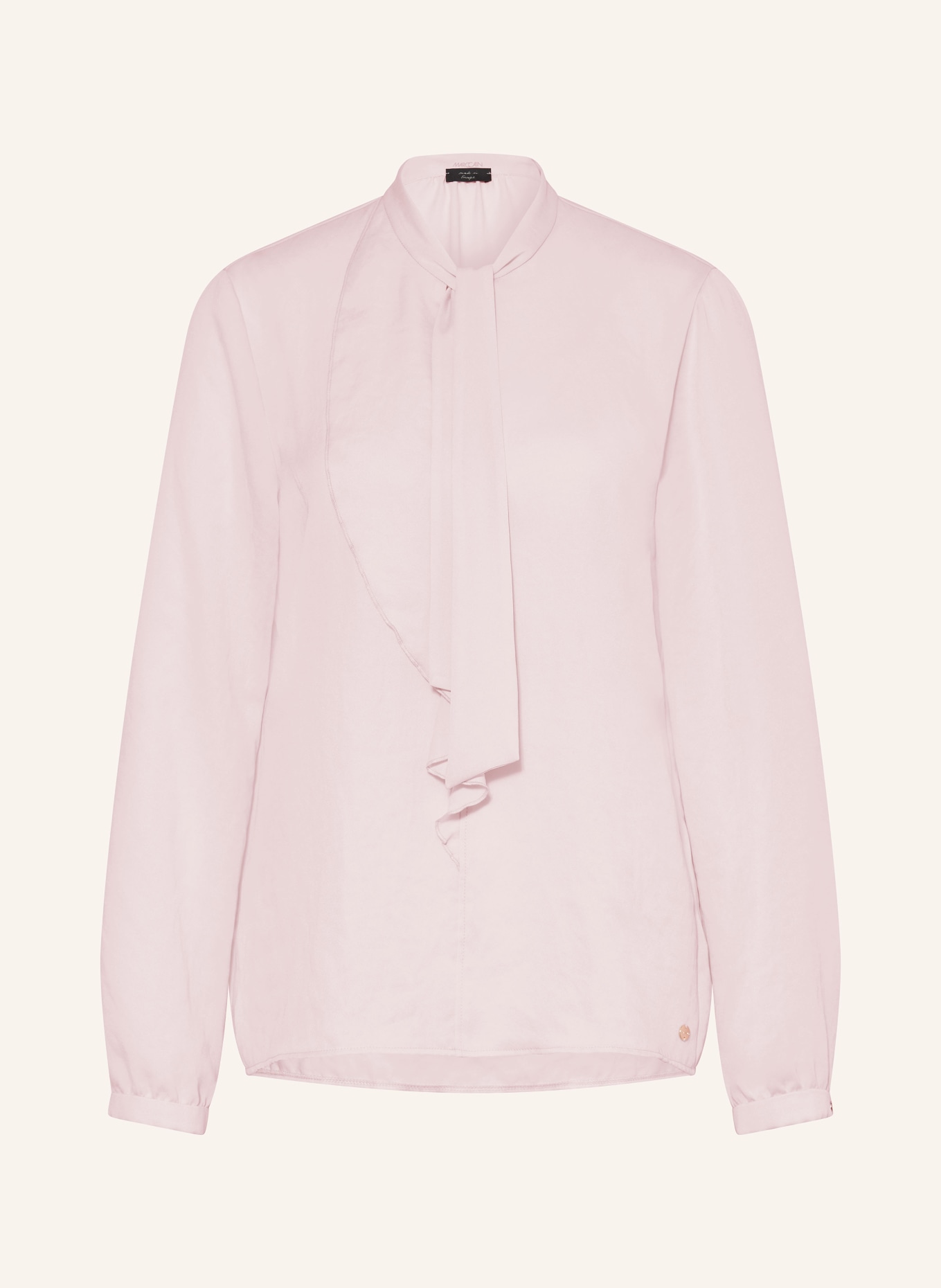 MARC CAIN Bow-tie blouse, Color: 250 bright rose tan (Image 1)