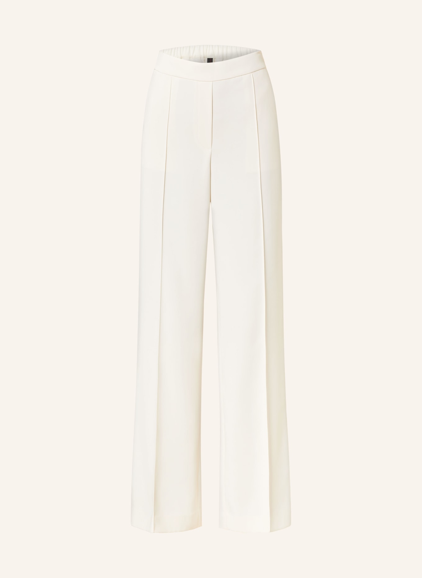 MARC CAIN Wide leg trousers, Color: 112 bright ecru (Image 1)