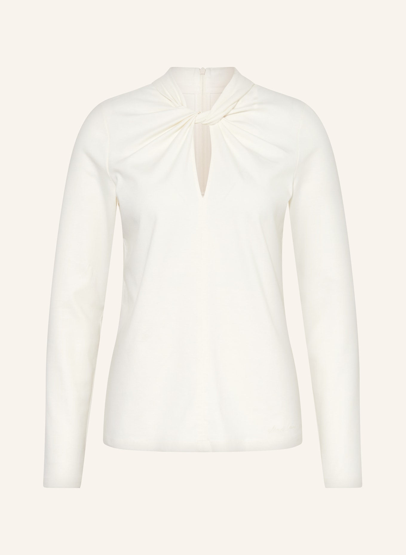 MARC CAIN Koszulka z długim rękawem: 112 bright ecru