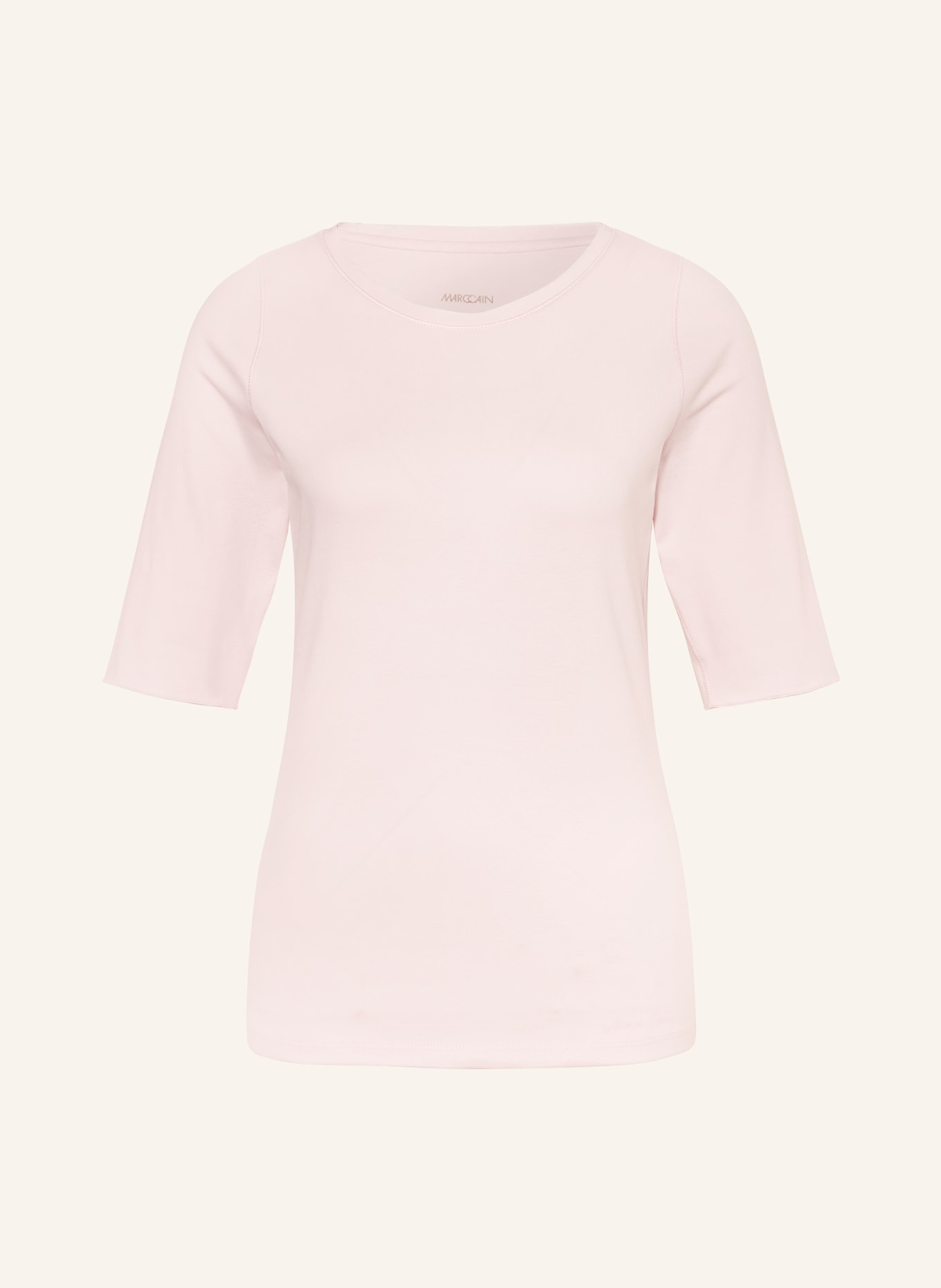 MARC CAIN Shirt with 3/4 sleeves, Color: 250 bright rose tan (Image 1)