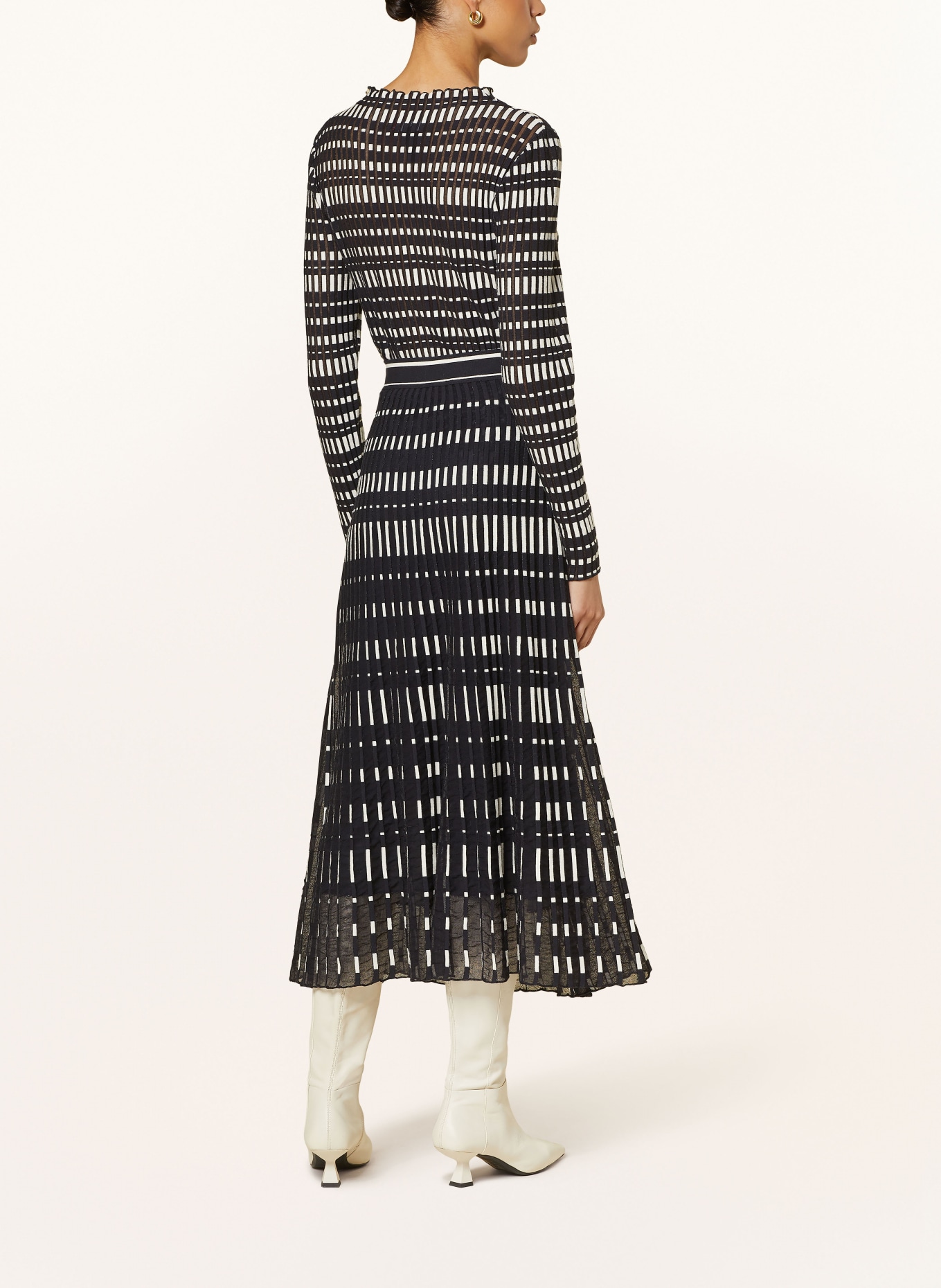 MARC CAIN Pullover: 395 MIDNIGHT BLUE