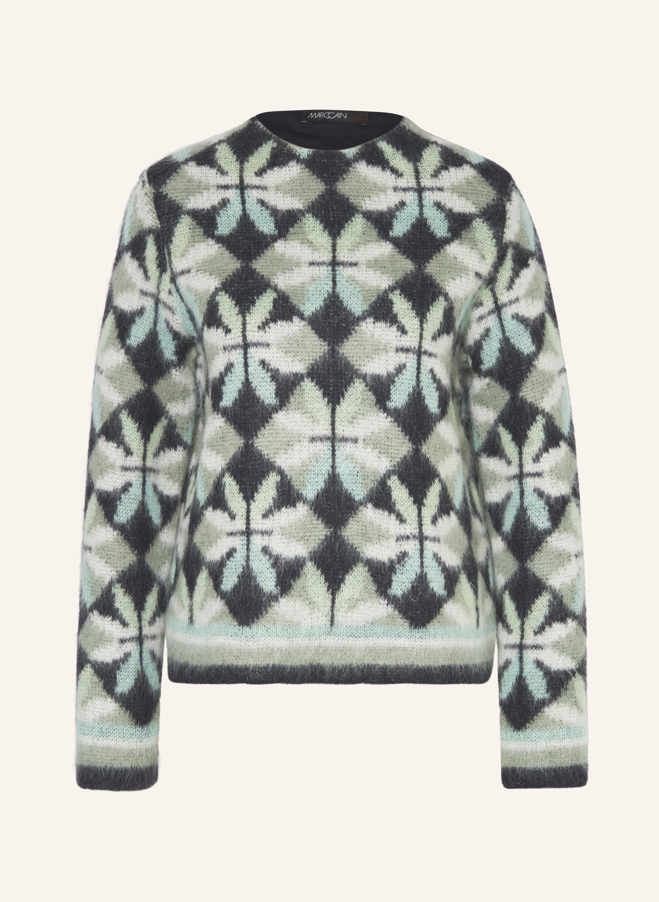 MARC CAIN Pullover: 503 frozen sage