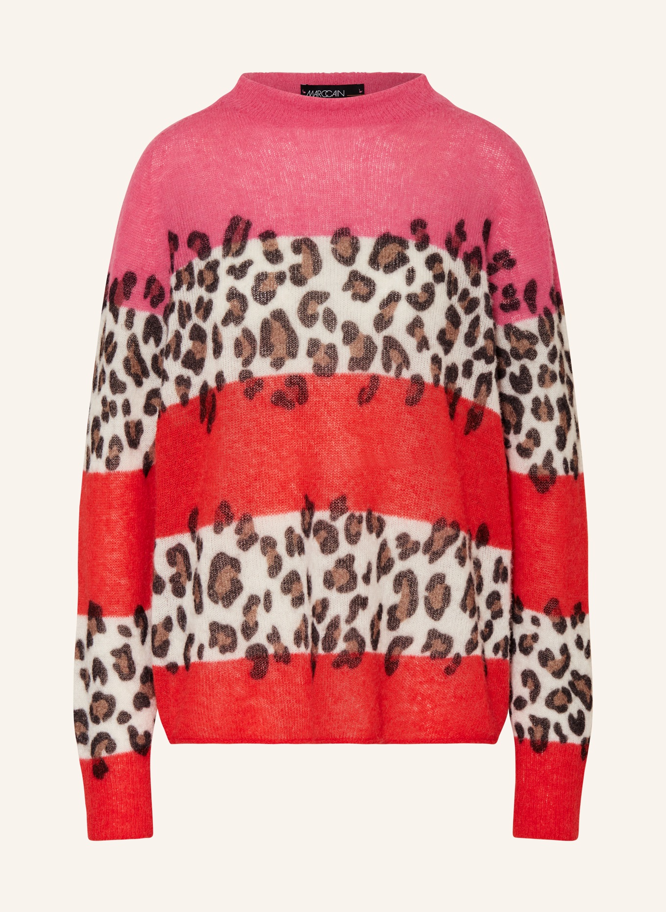 MARC CAIN Pullover mit Alpaka in 270 bright fire red