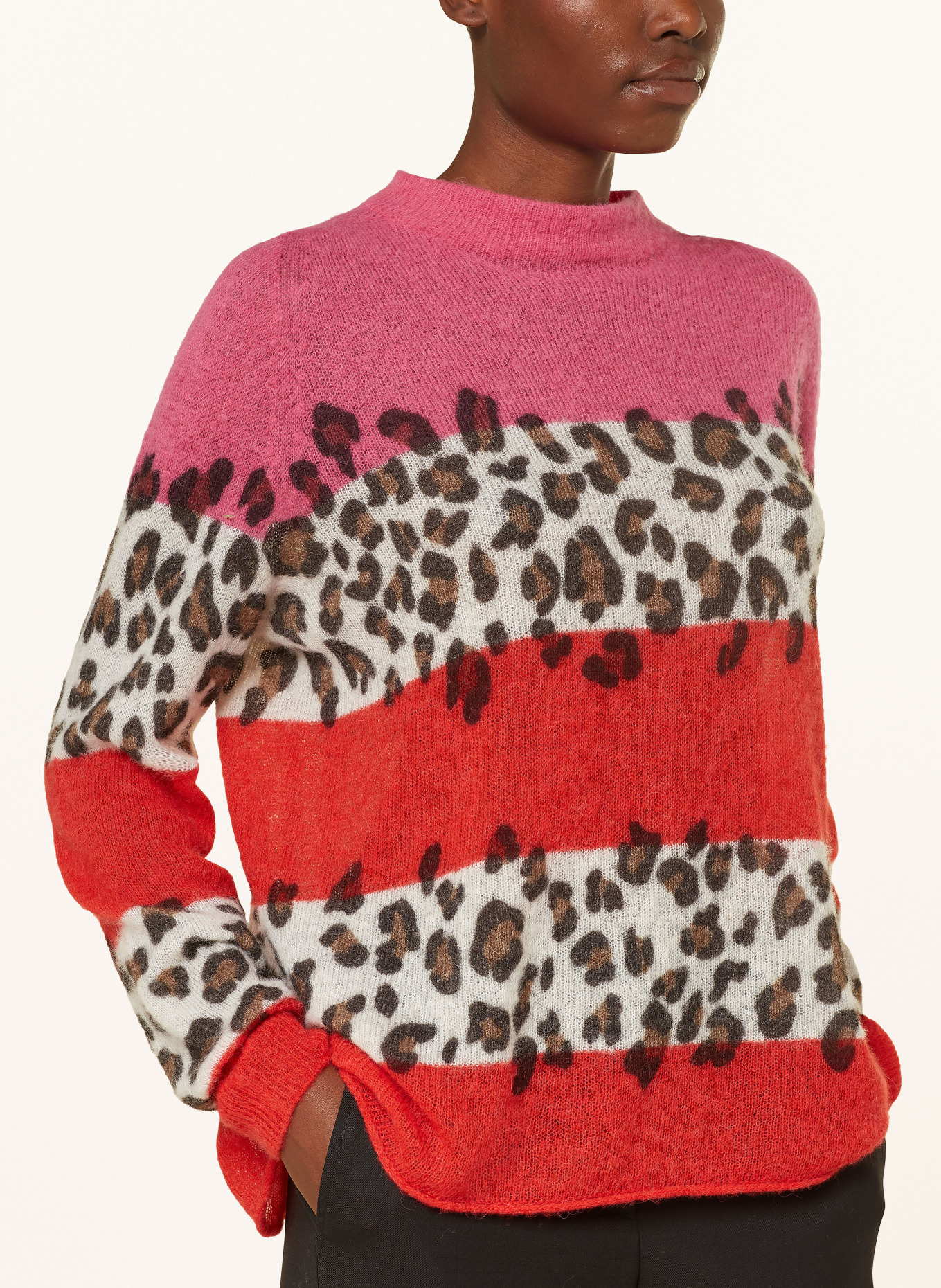 Alpaca print sweater cheap