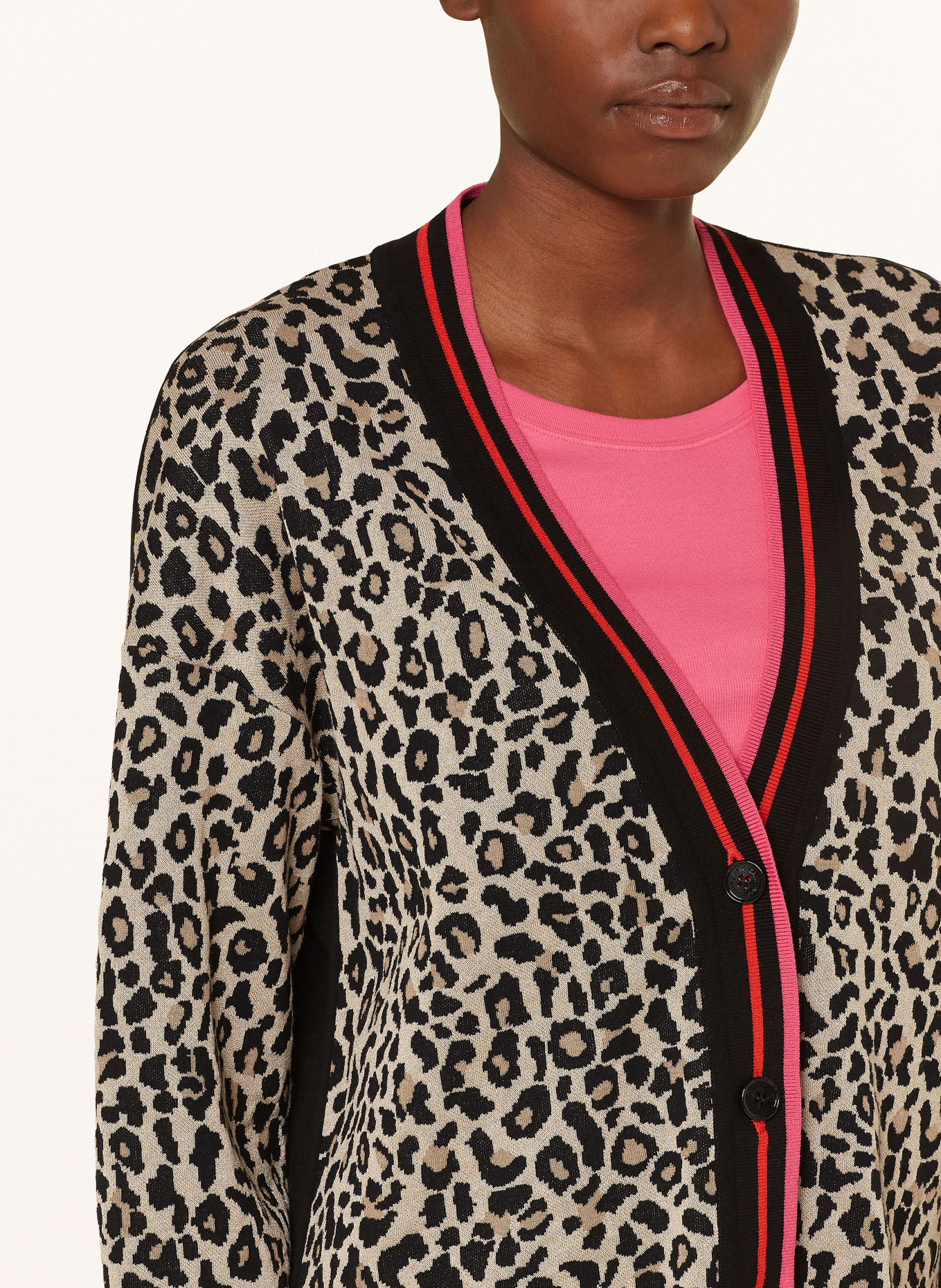 MARC CAIN Cardigan in 117 soft moon rock