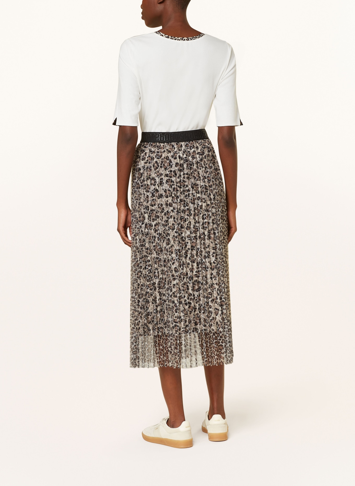 MARC CAIN Tulle skirt, Color: 117 soft moon rock (Image 3)