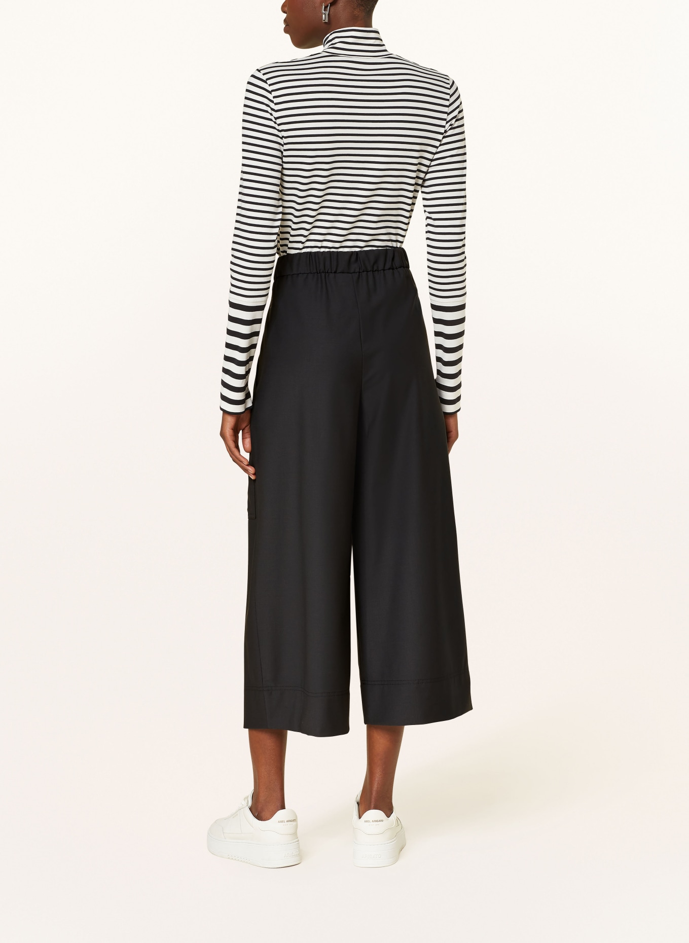 MARC CAIN Culottes, Color: 900 BLACK (Image 4)