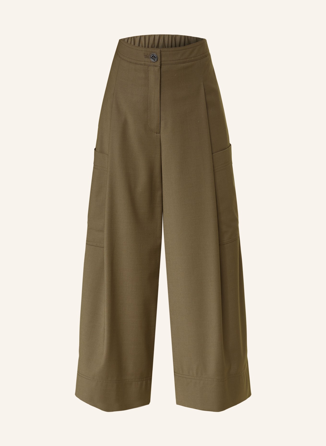 MARC CAIN Culottes: 595 olive drab