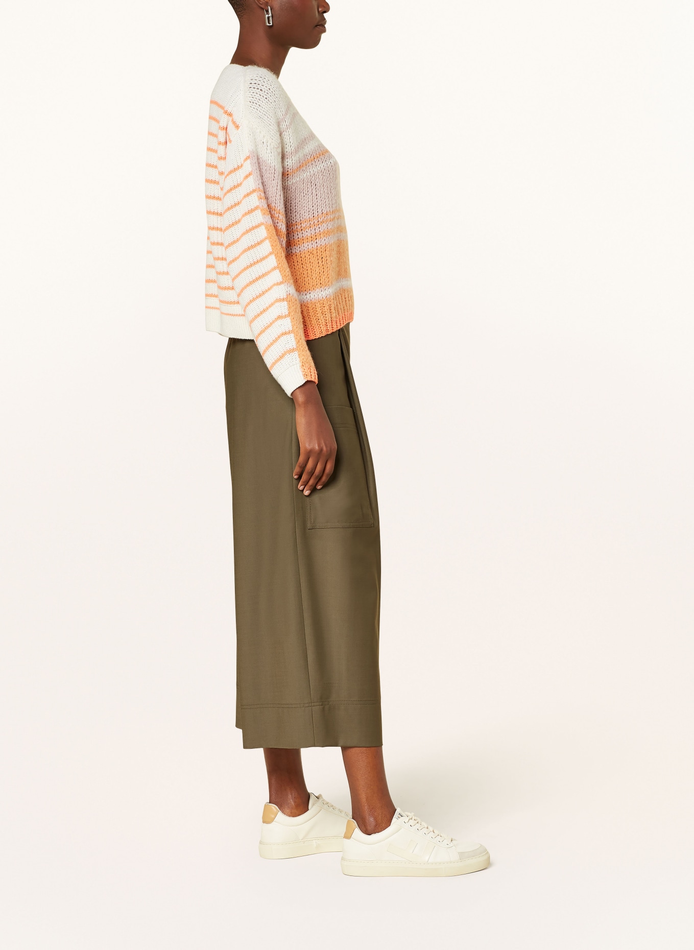 MARC CAIN Culottes: 595 olive drab
