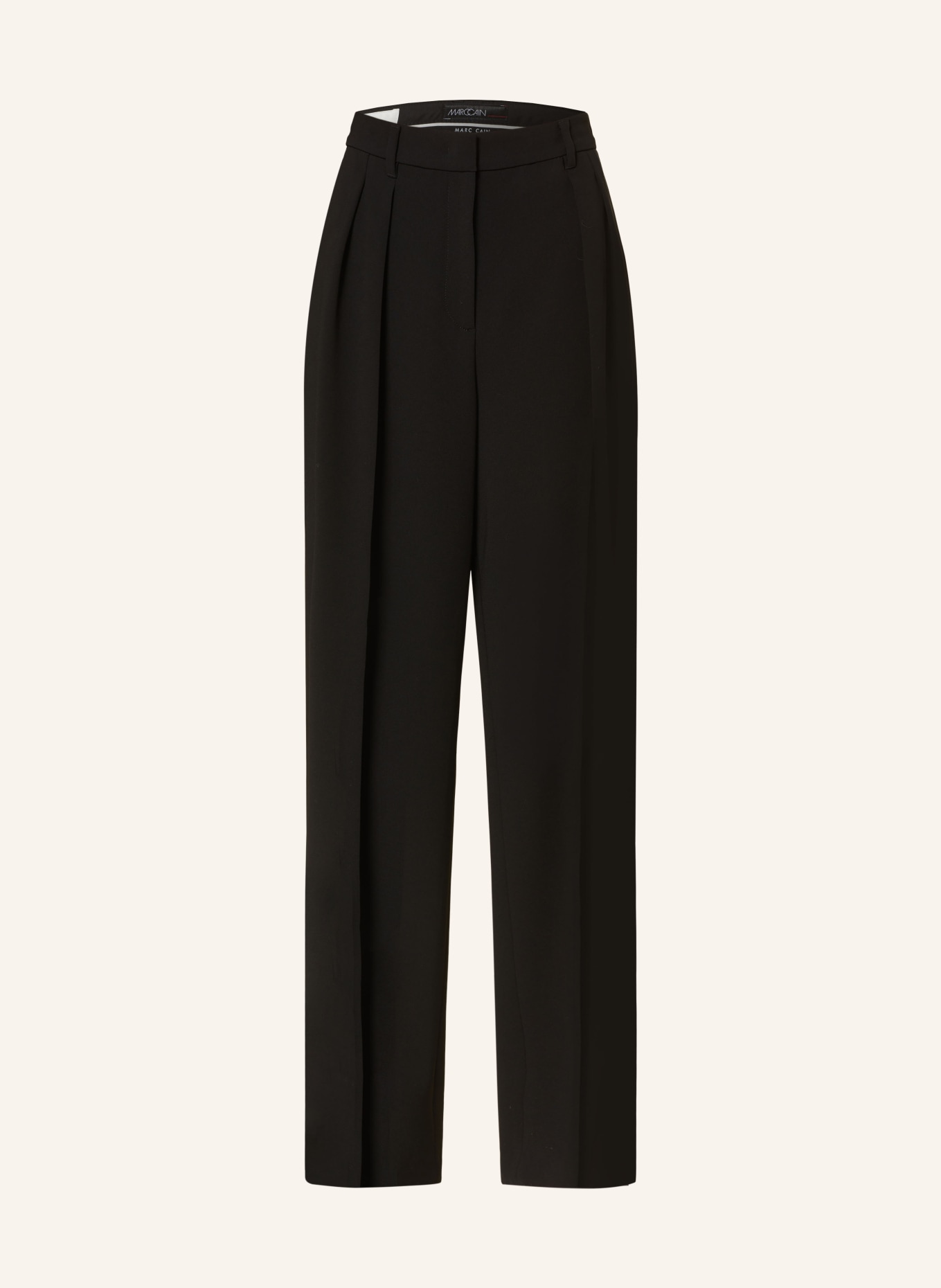 MARC CAIN Wide leg trousers, Color: 900 BLACK (Image 1)