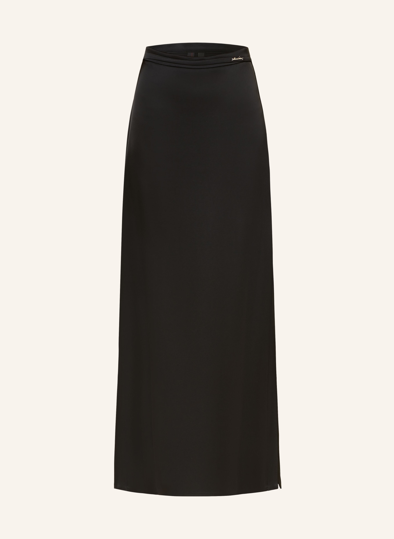 MARC CAIN Satin skirt, Color: 900 BLACK (Image 1)