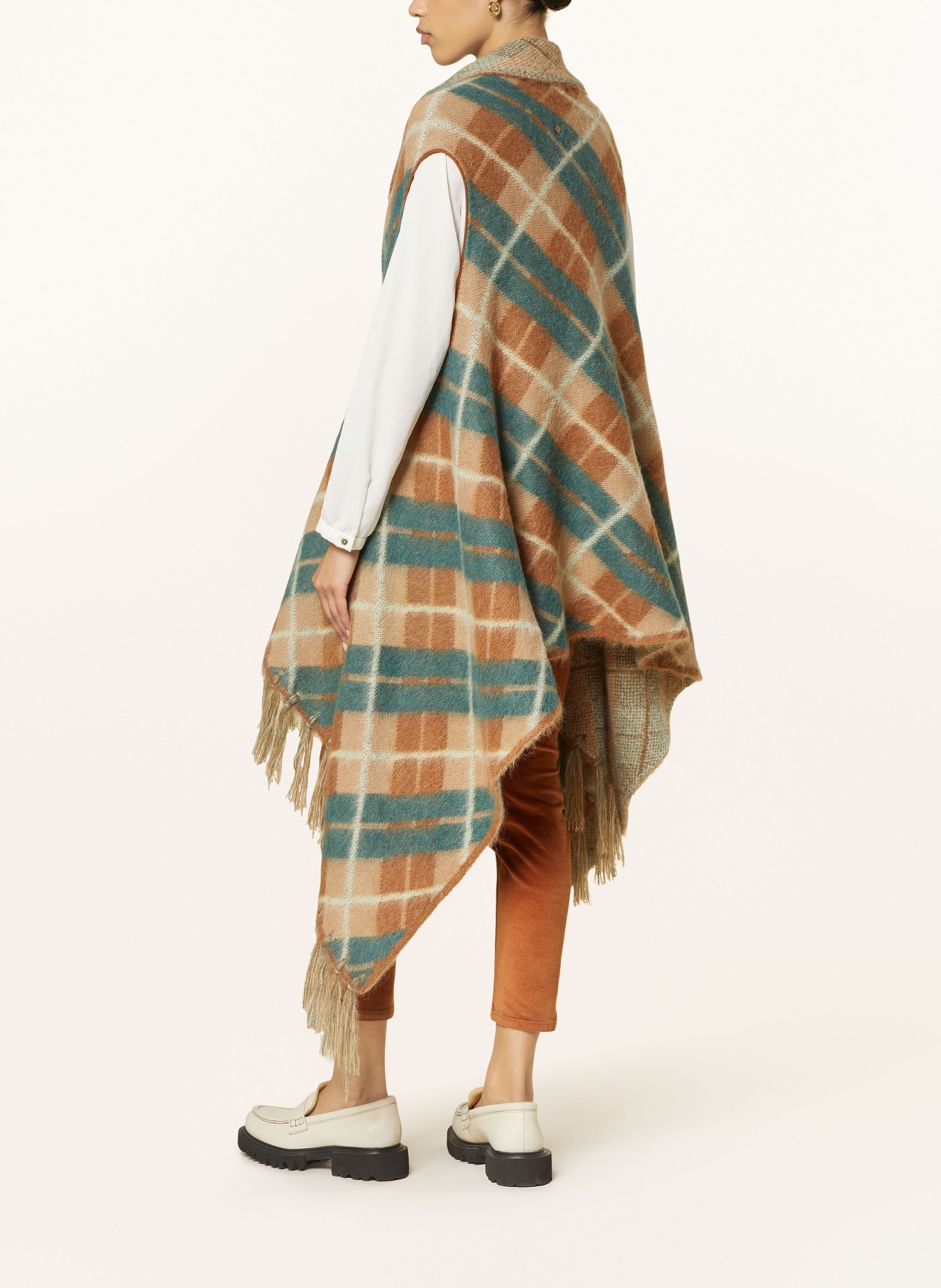 MARC CAIN Poncho: 637 spice
