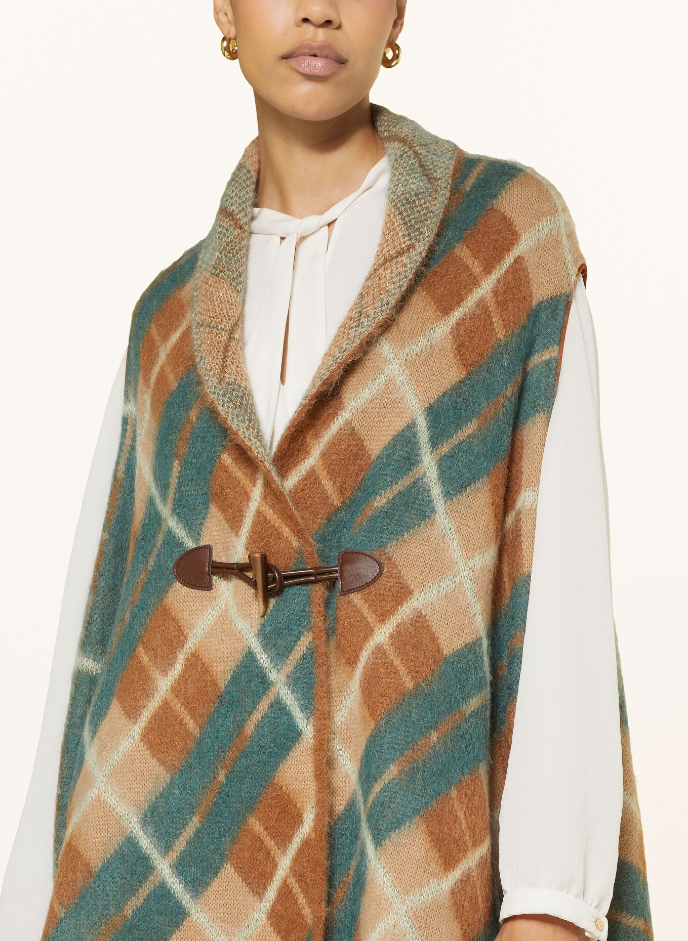 MARC CAIN Poncho: 637 spice