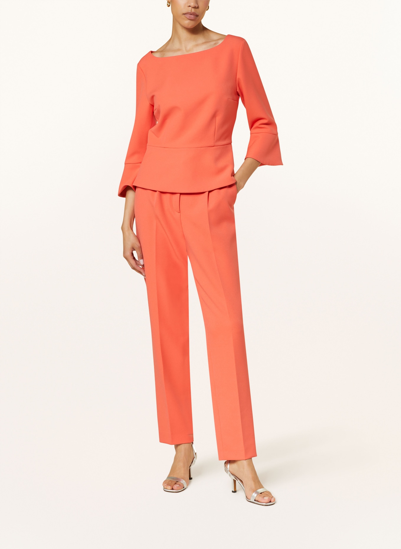 MARC CAIN Trousers, Color: 223 bright tomato (Image 2)