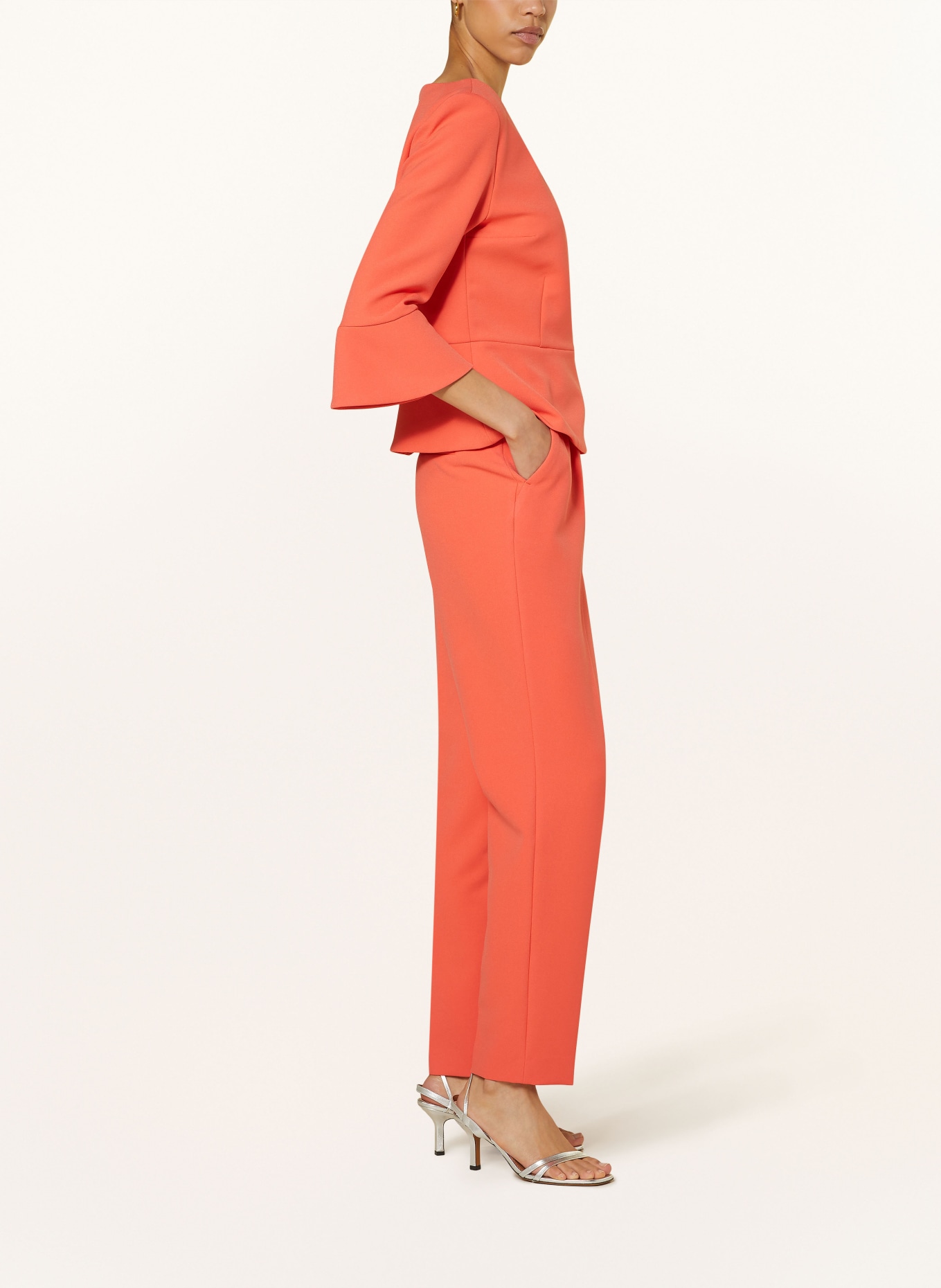 MARC CAIN Trousers, Color: 223 bright tomato (Image 4)