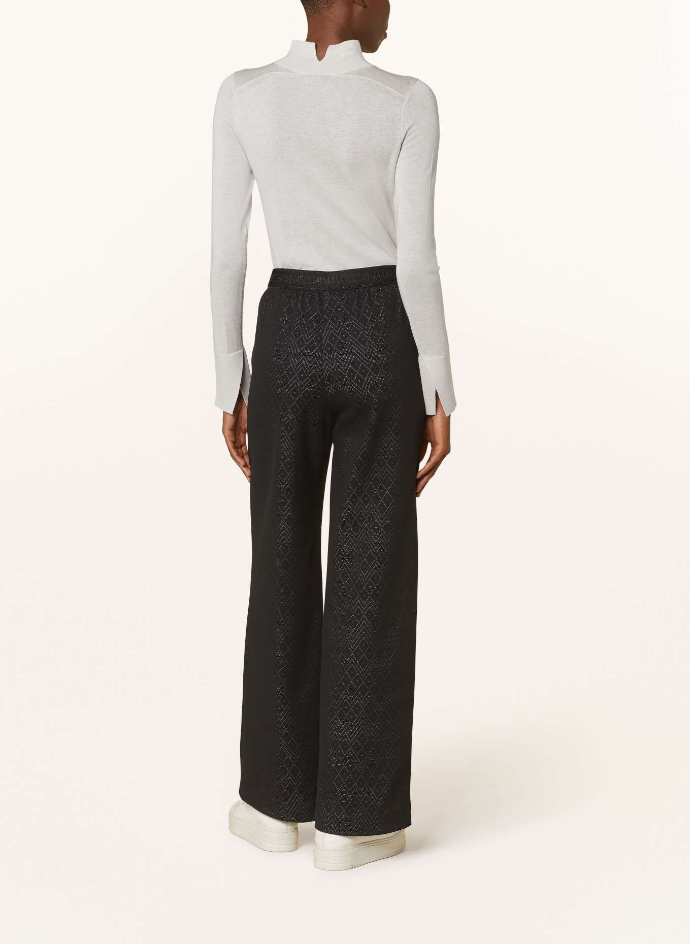 MARC CAIN Trousers WASHINGTON, Color: BLACK (Image 3)