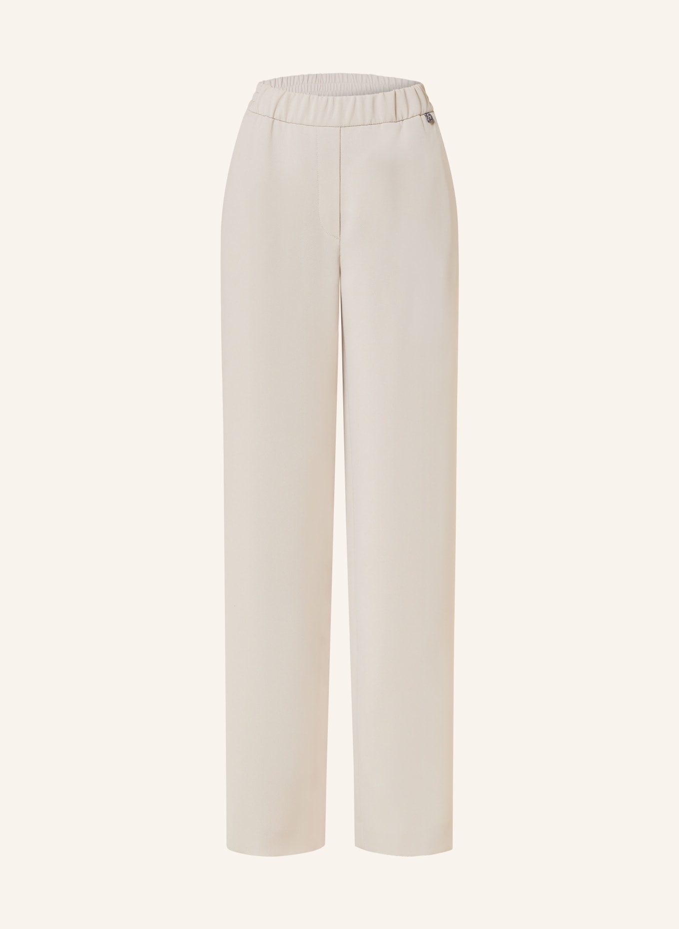 MARC CAIN Wide leg trousers WASHINGTON, Color: 646 warm stone (Image 1)